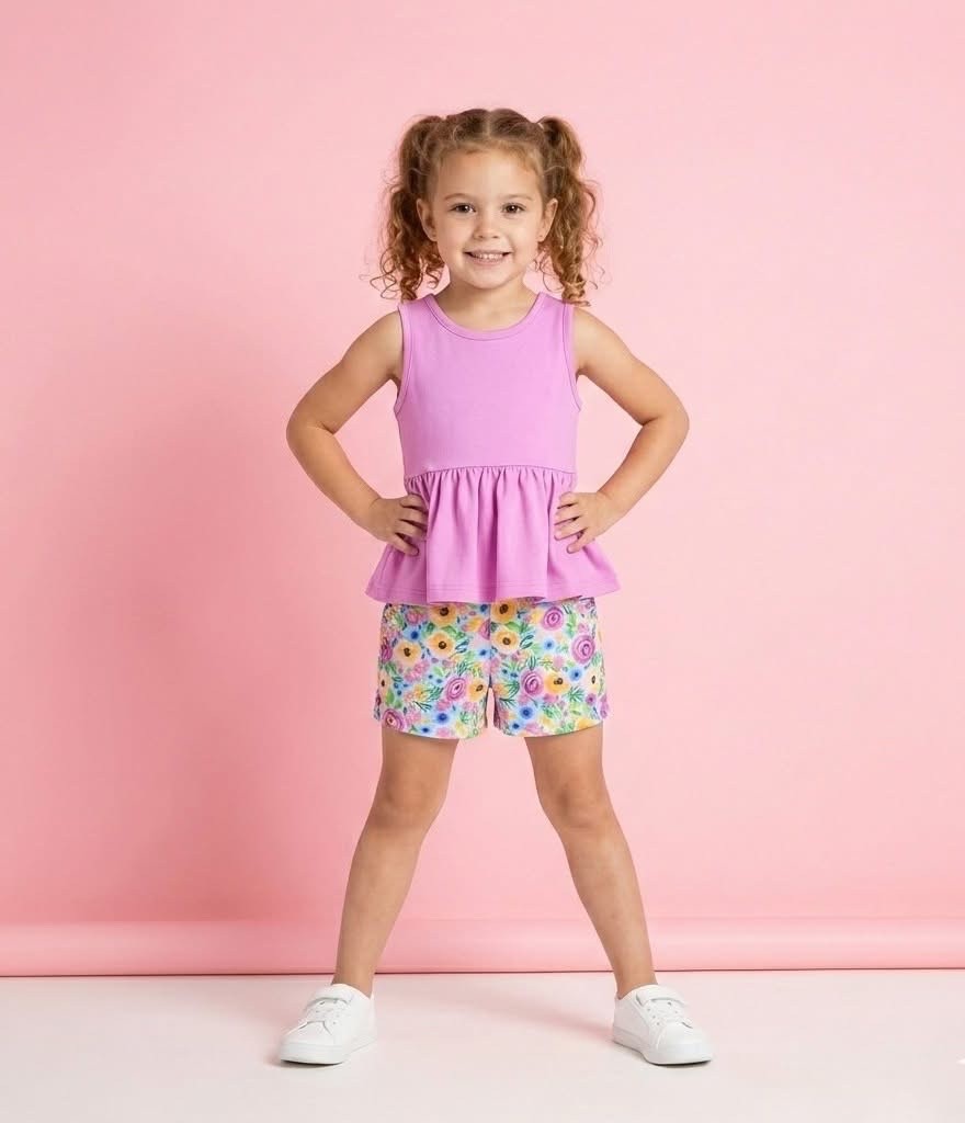 Pete + Lucy Summer Capsule Floral Shorts in Size 7/8