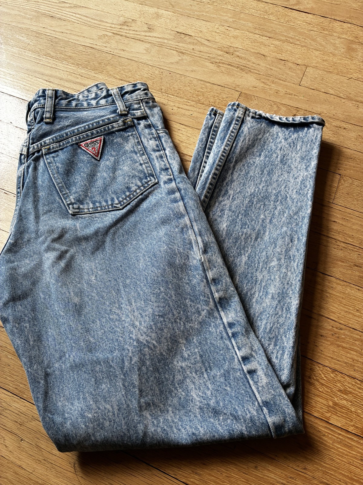 Vintage 80s Georges Marciano for Guess Acid Wash Ankle Style 1050 Sz 31