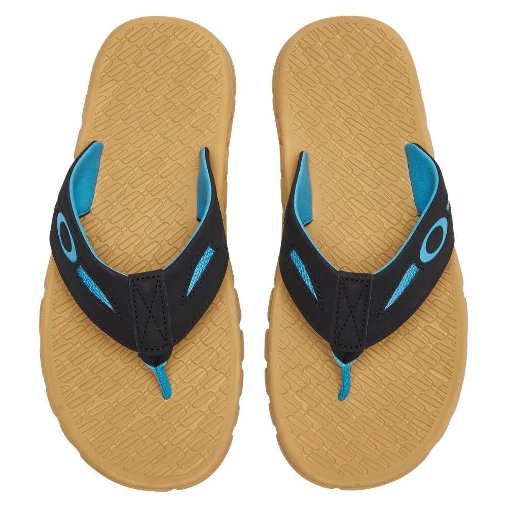 OAKLEY Mens Operative Sandal 2.0 Flip Flop – 13477-9N1 – Light Curry/Blackout