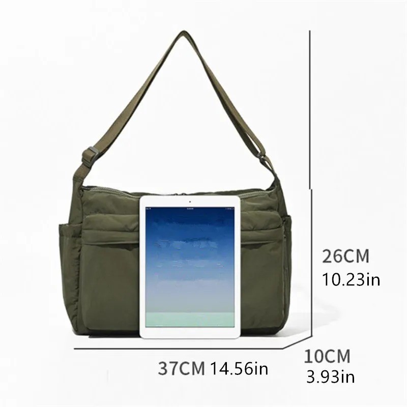 UNIQLO Casual Multi-pocket Messenger Bag Men Women Shoulder Bag Travel Sport Bag