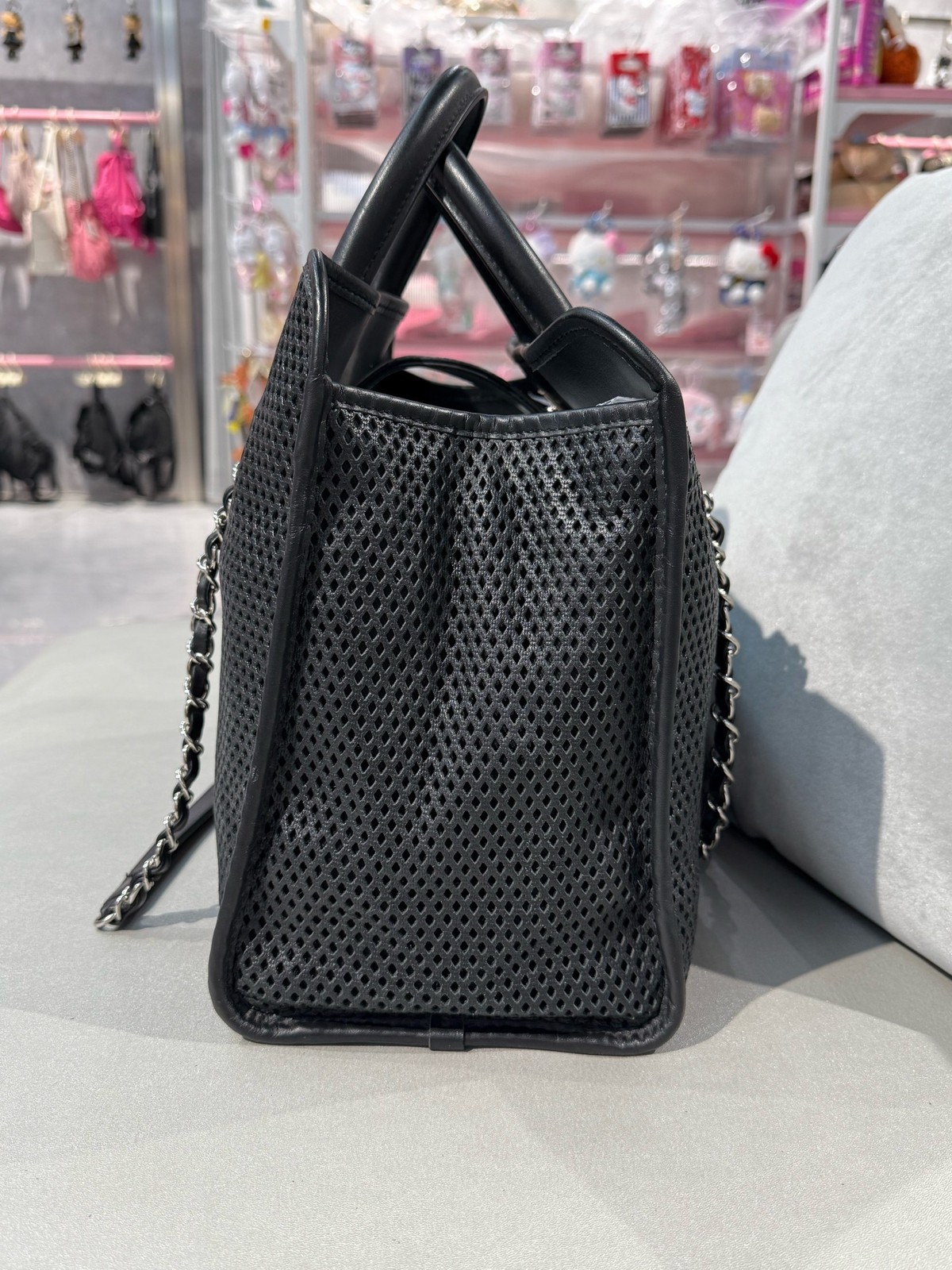Chanel Pre-Owned Authentic Tote Black 33.5/28/16.5 Silver