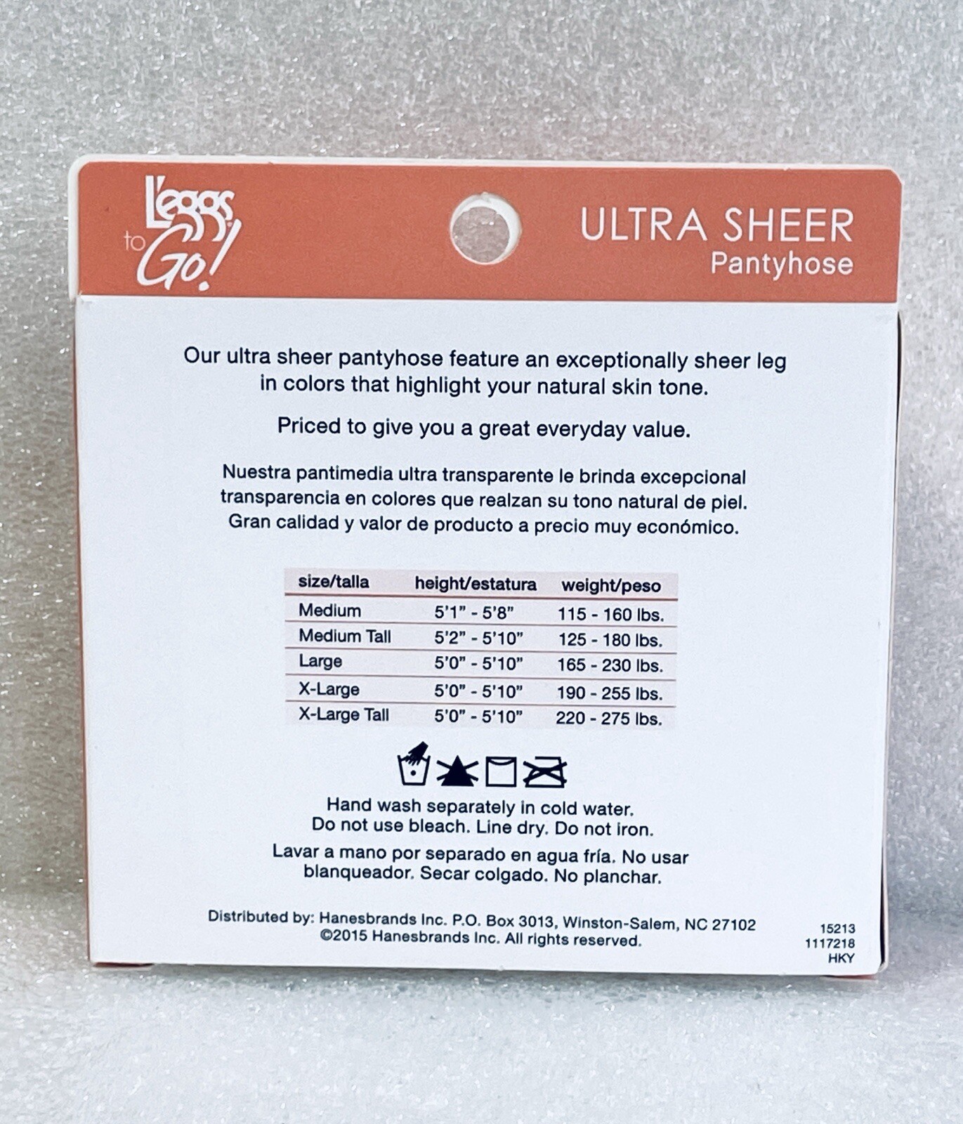 L’eggs to Go! Ultra Sheer Pantyhose – Tall – Off Black Sheer Toe – 5 NEW Pairs