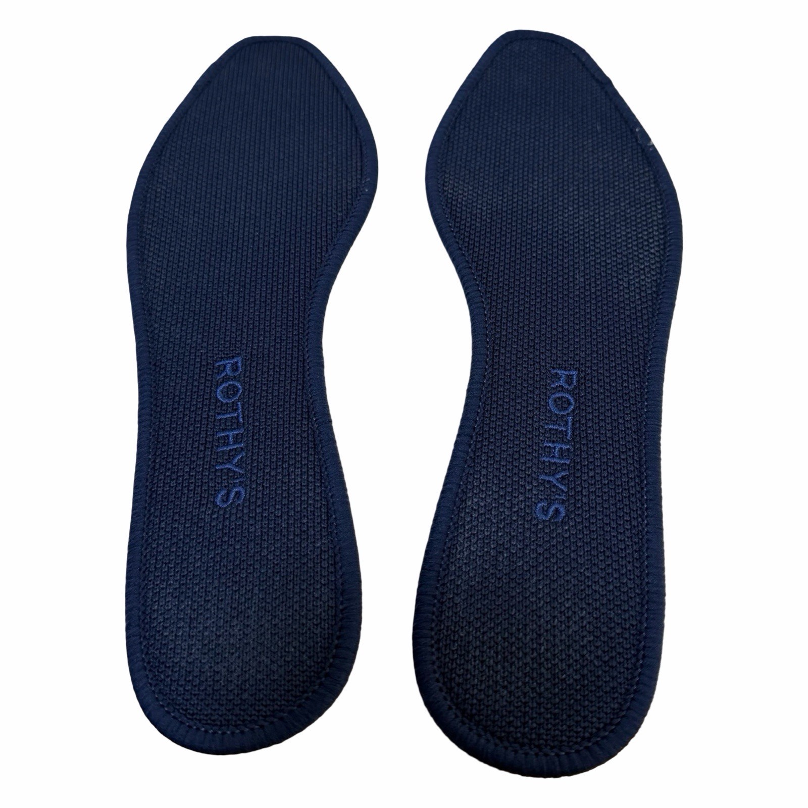Rothys Womens Round Toe Mesh Ballet Flats US 8.5 EU 38.5 Navy Machine Washable