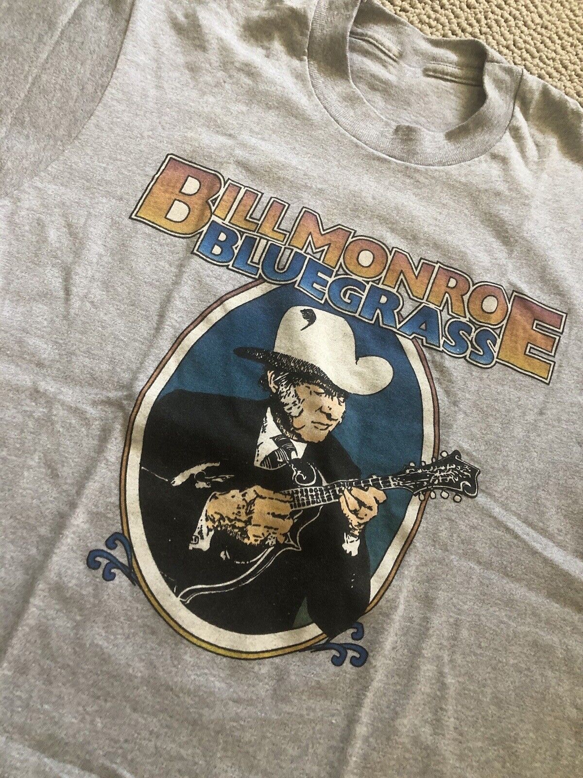 Bill Monroe Bluegrass Shirt Classic Sport Gray Unisex S-5XL LI074