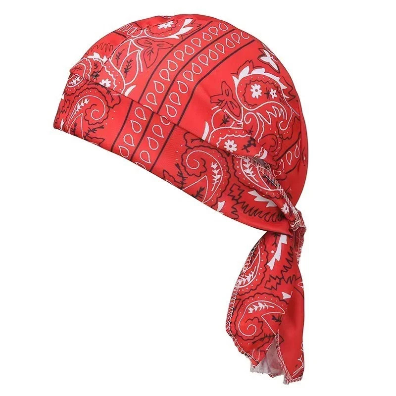 Elastic Motorcycle Wrap Biker Du Bandana Paisley Doo Rag Head Skull Cap Durag US