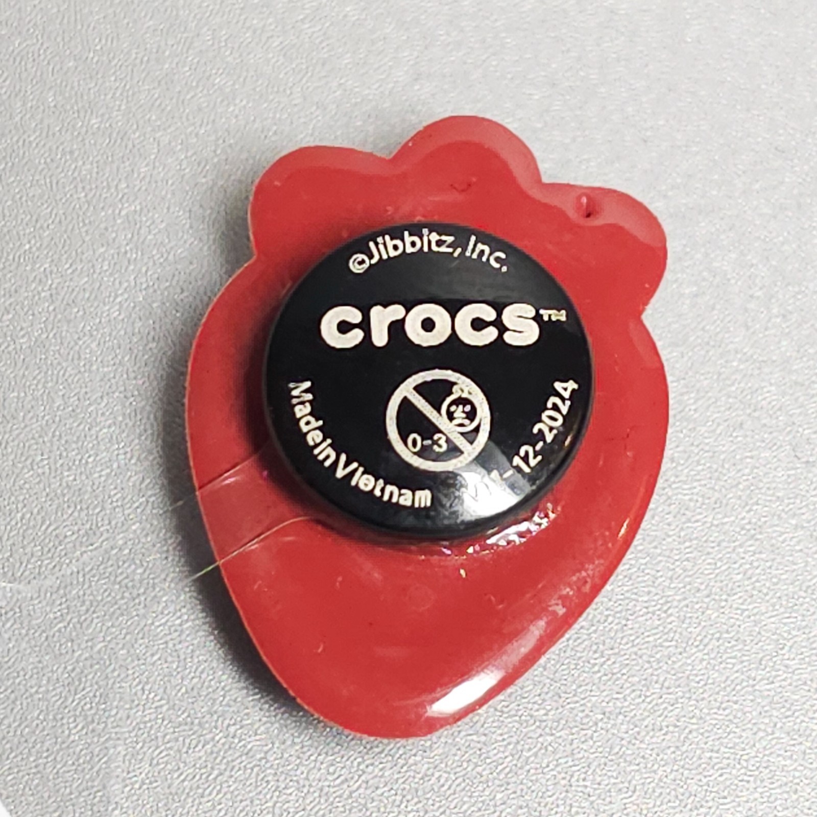 CROCS Swirl Strawberry Jibbitz Shoe Charm NWT