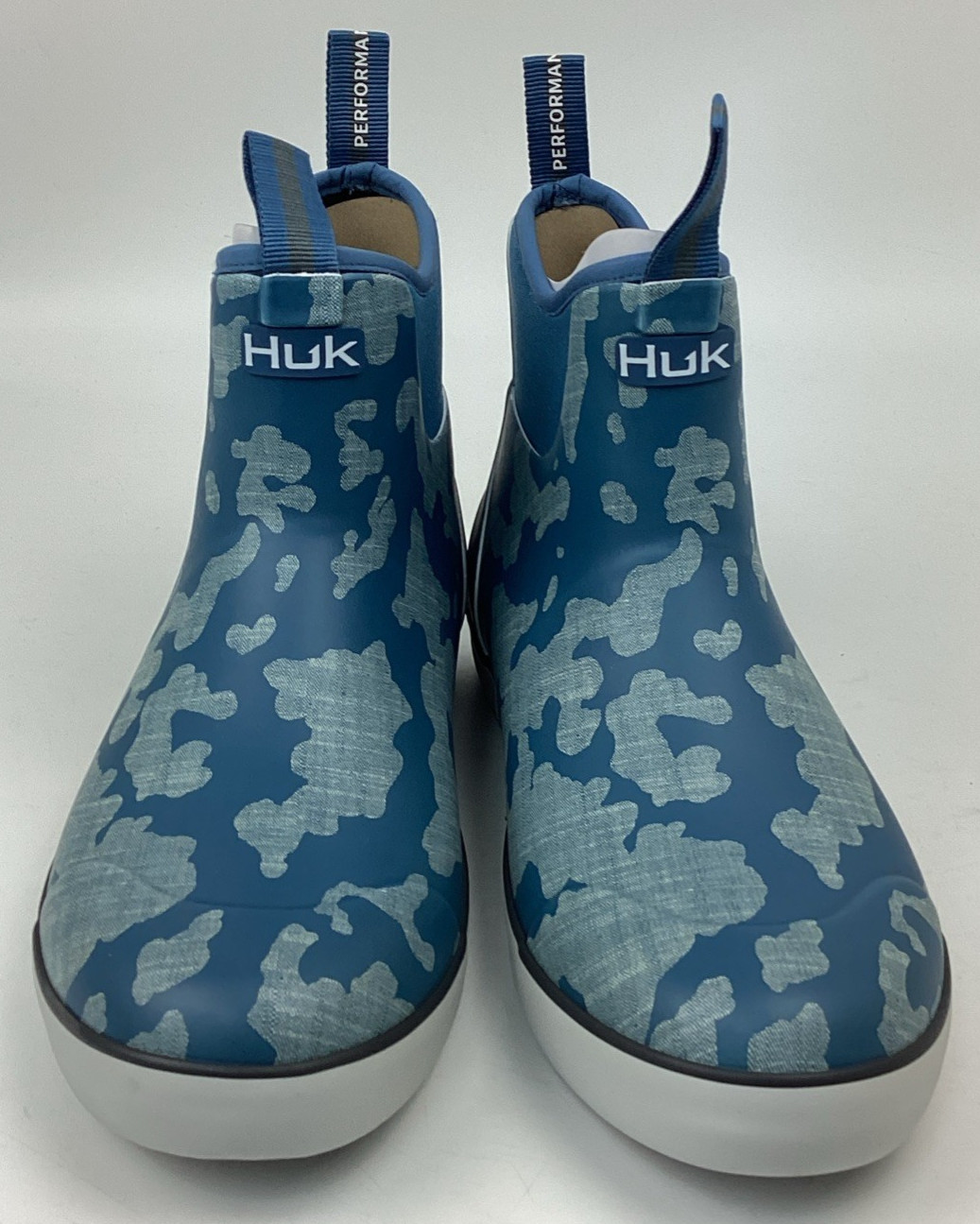 HUK Men’s Rogue Wave WP Ankle Deck Fishing Boot Titanium Blue Size 8, 9, 10, 12