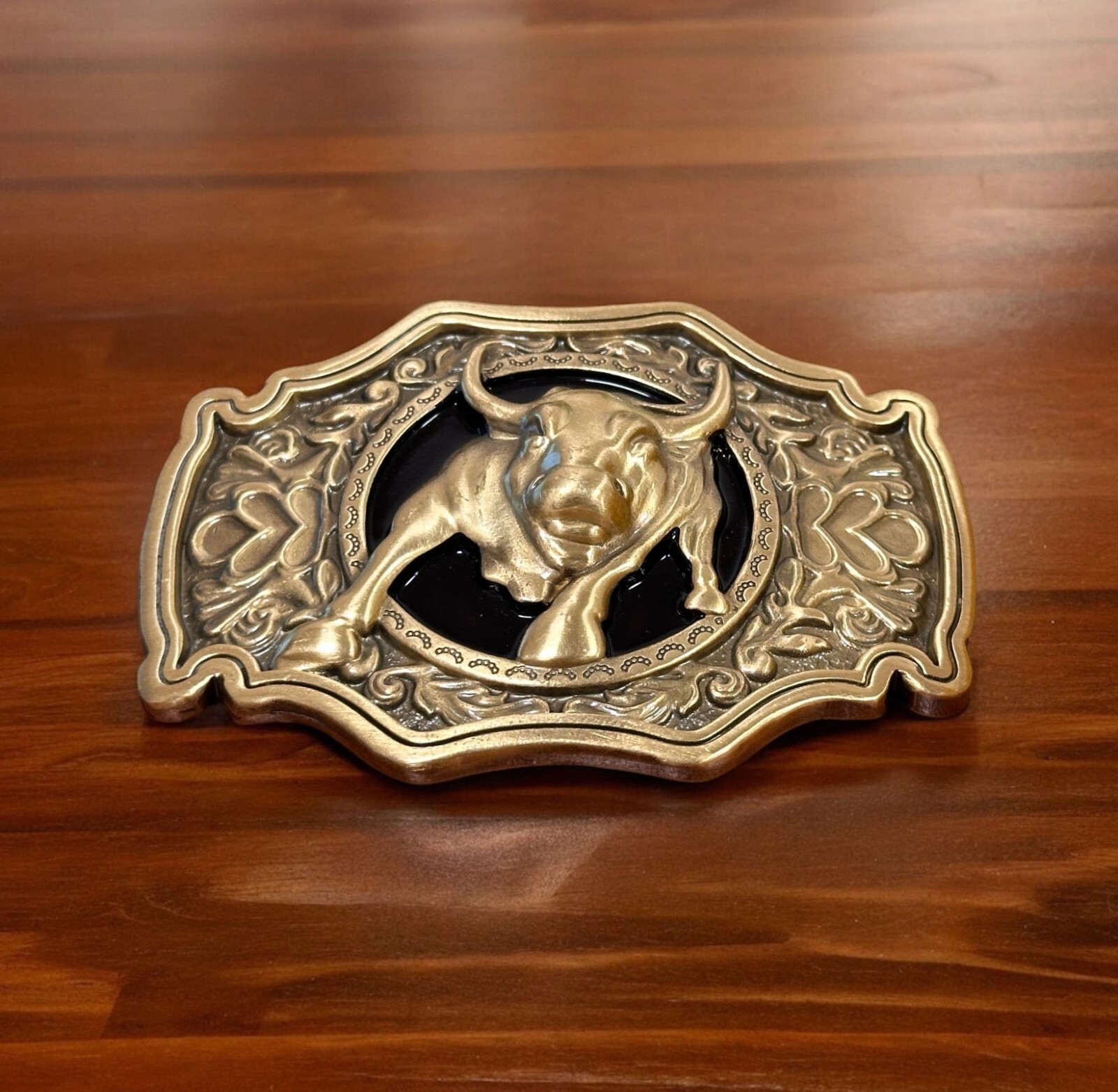 Belt Buckle for Men Western Rodeo Cowboy Solid Brass For Belt 1.5″ (Buckle Only)