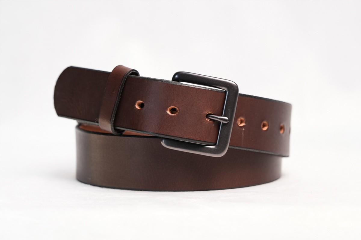 Standard Leather Belt – Amish Made