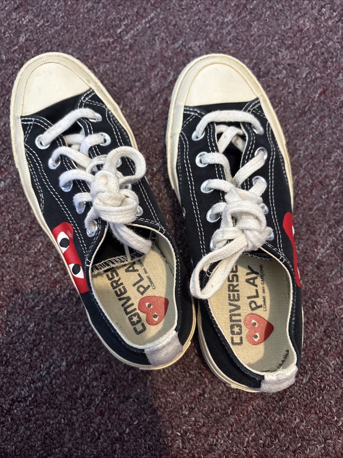Converse All Star x Comme des Garcons Sneakers Men 4/Women 6 Low Chuck Taylors