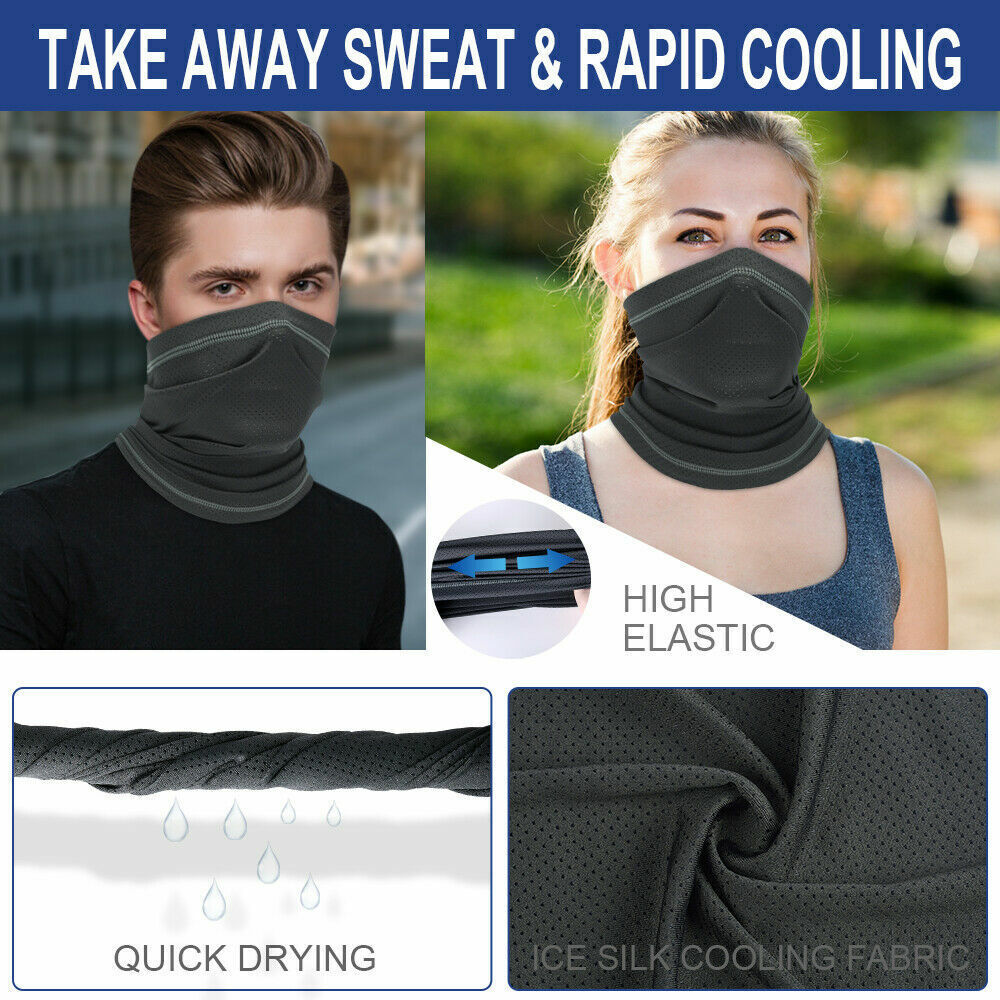 Bandana Face Masks Cover Balaclava Scarf Neck Gaiter Head Band Reusable Washable