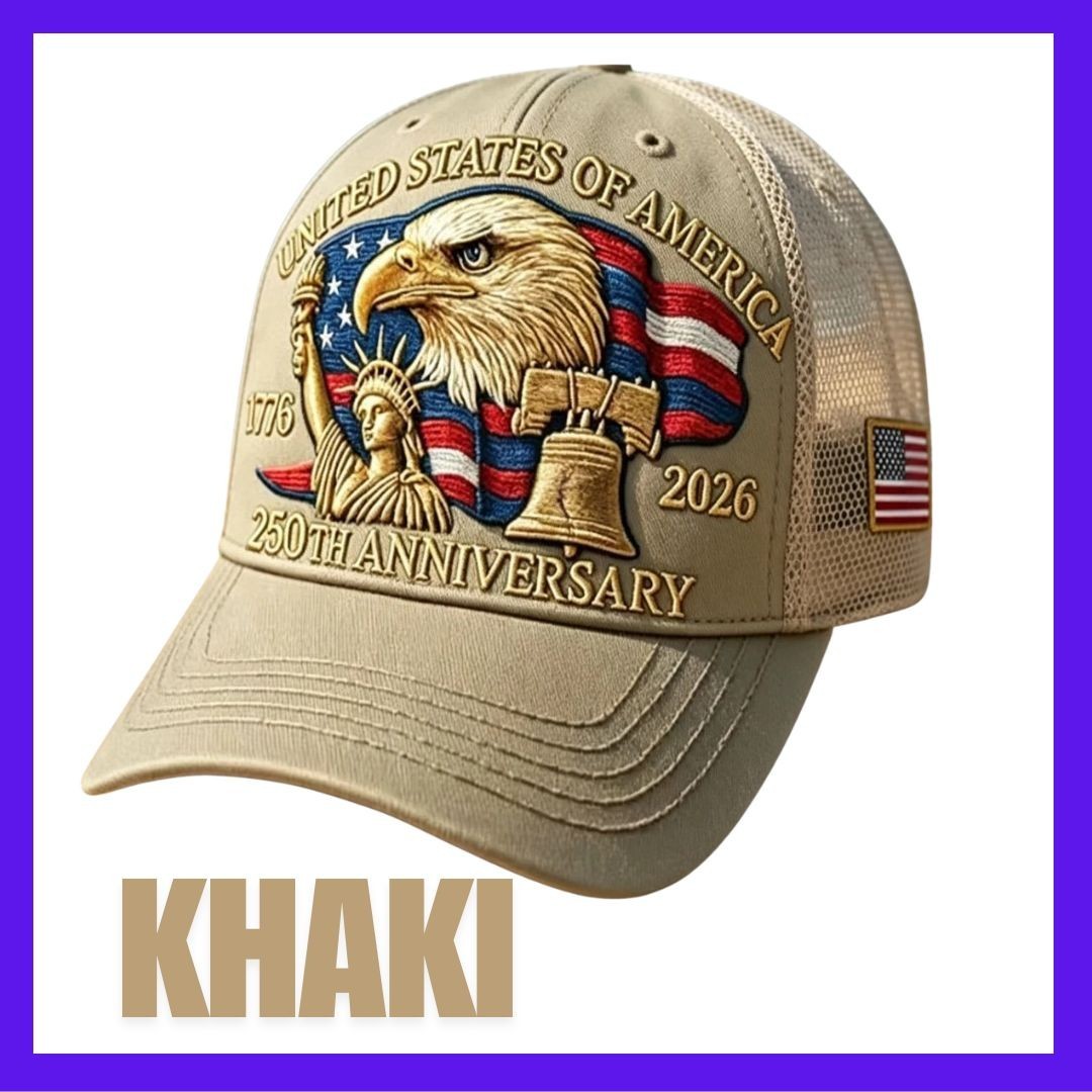 Baseball Cap United States 250th Anniversary Hat Suitable for Multiple Occasion