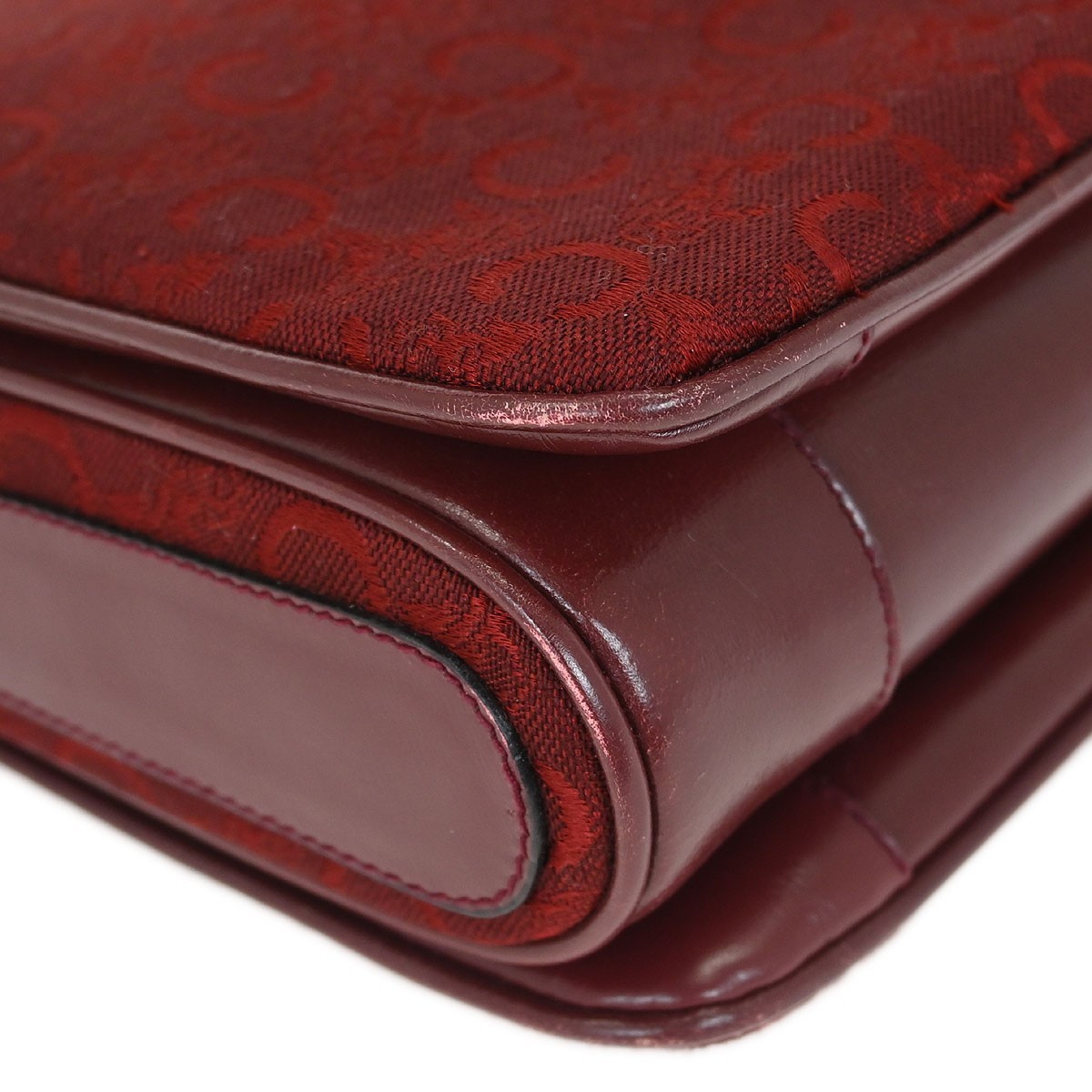 Celine Bordeaux C Macadam Shoulder Bag 145325