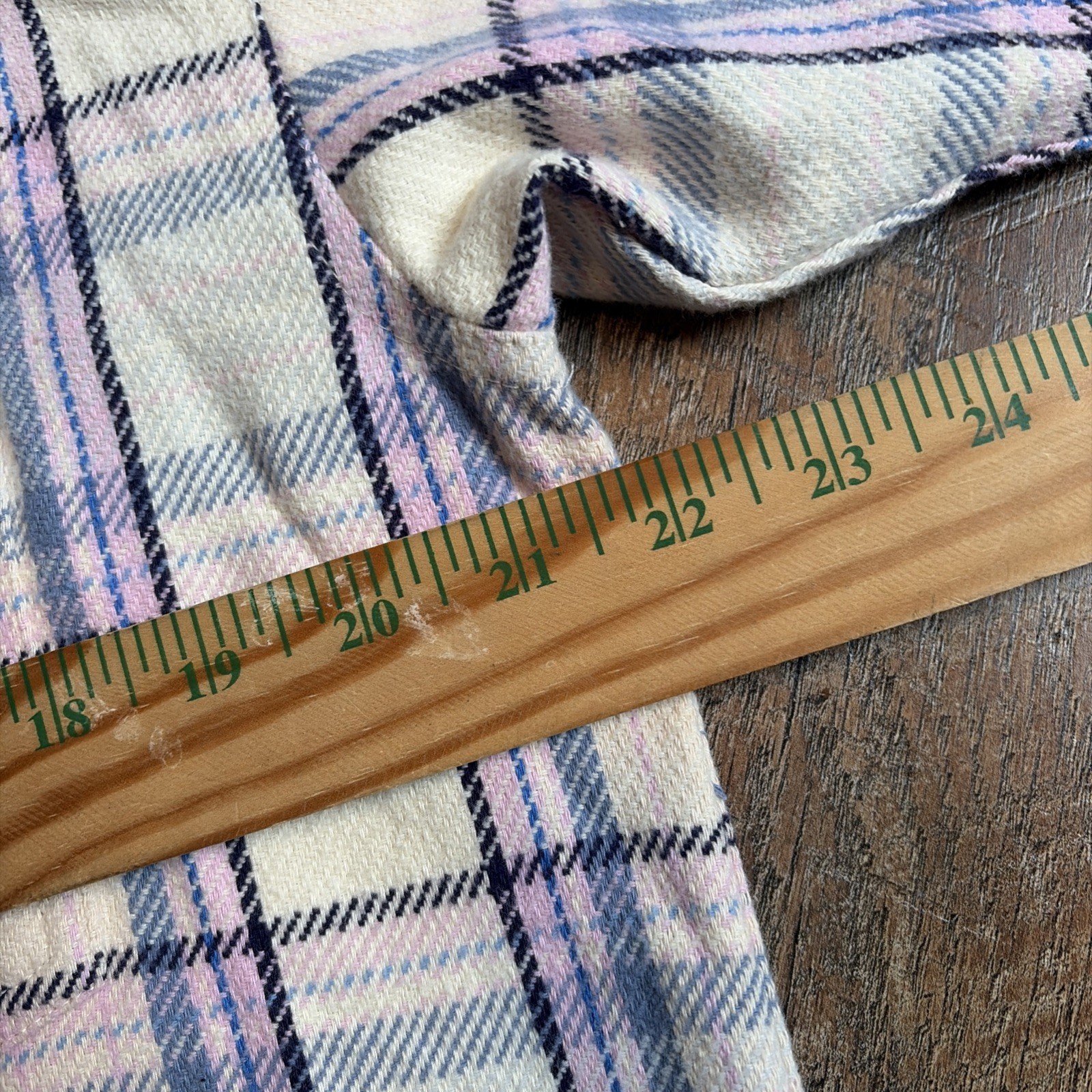 J Crew | 100% Cotton ‘Relaxed Fit’ Blue & Pink Plaid Pearl Snap Oversize Flannel