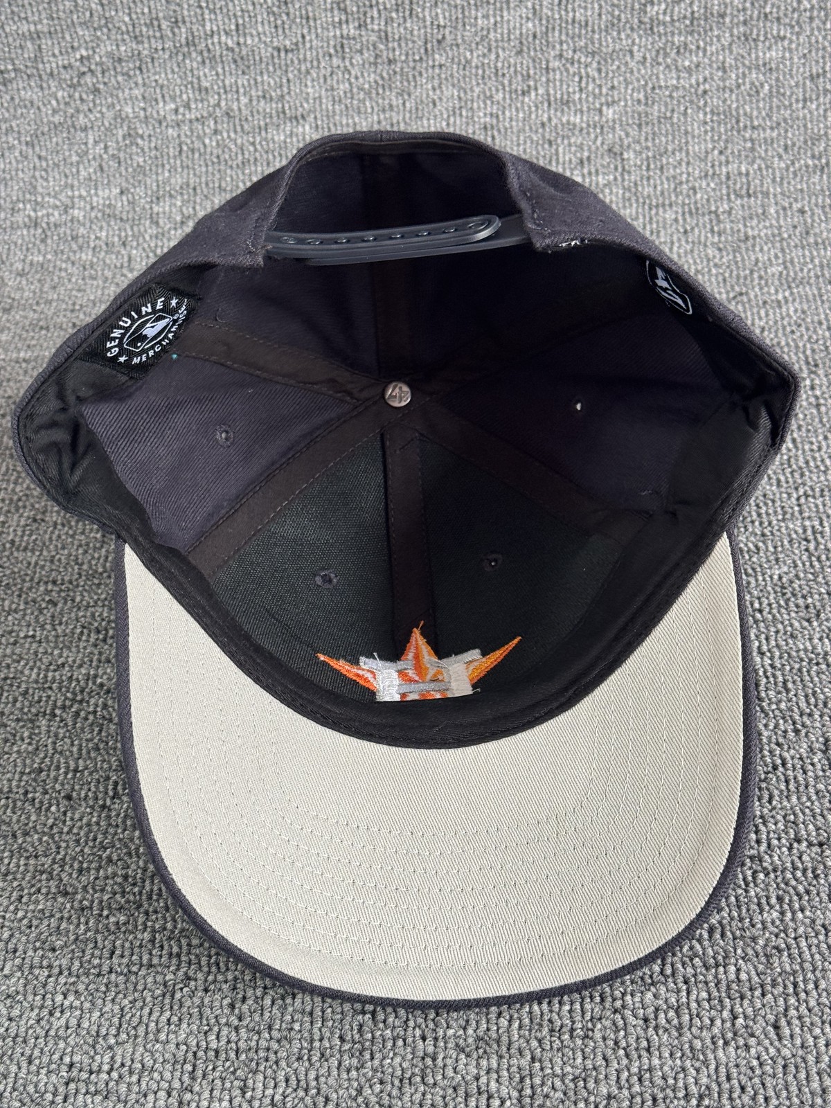 47 Brand Houston Astros MVP Baseball Cap Snapback Charcoal Grey One Size