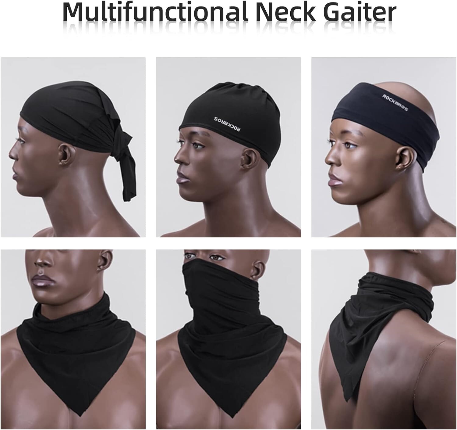 Cooling Neck Gaiter Summer Face Cover Scarf Hat Sun UV Protection Balaclava Mask