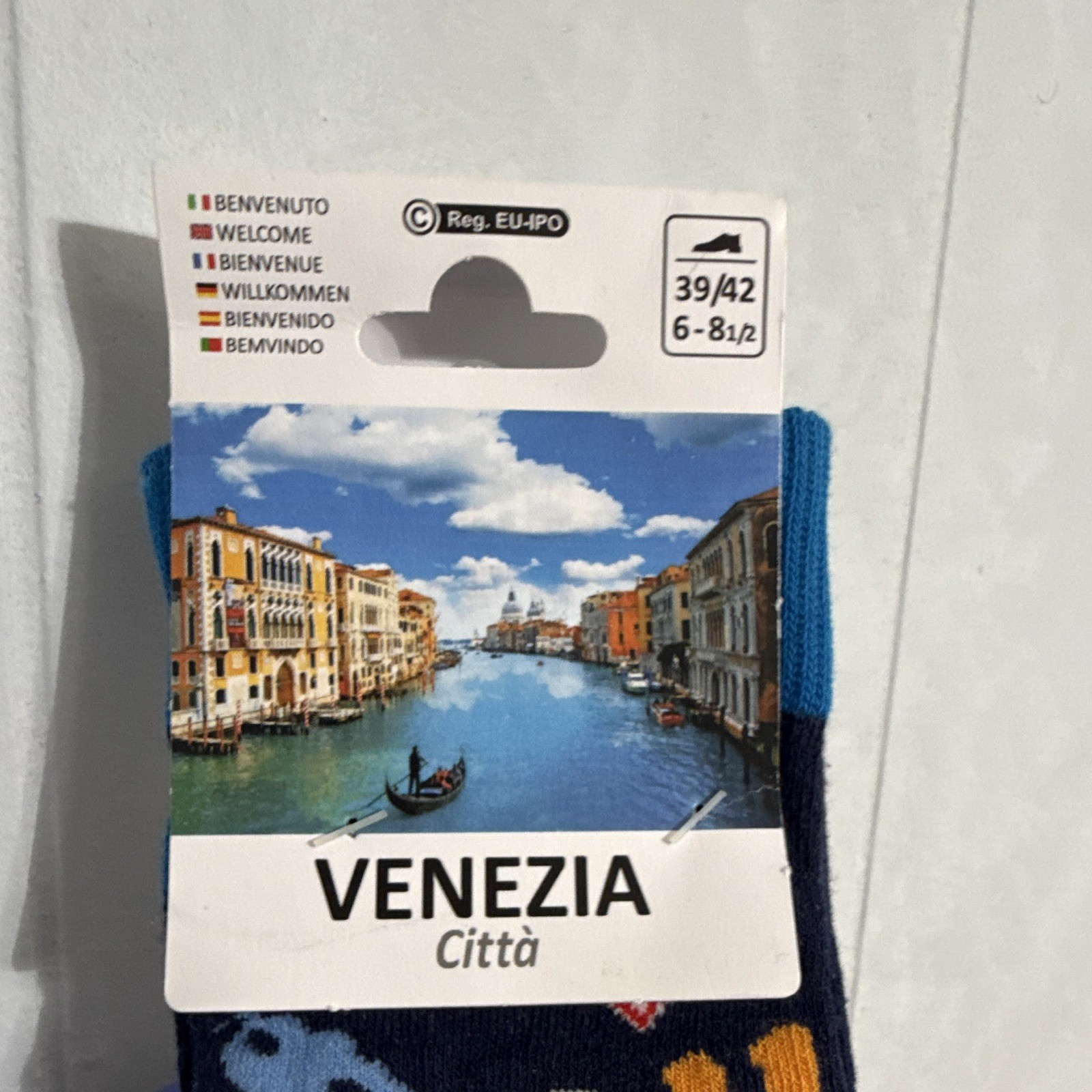Meia Mania Venezia Città Novelty Socks 1 Pair Size 39/42 Ref. 15483