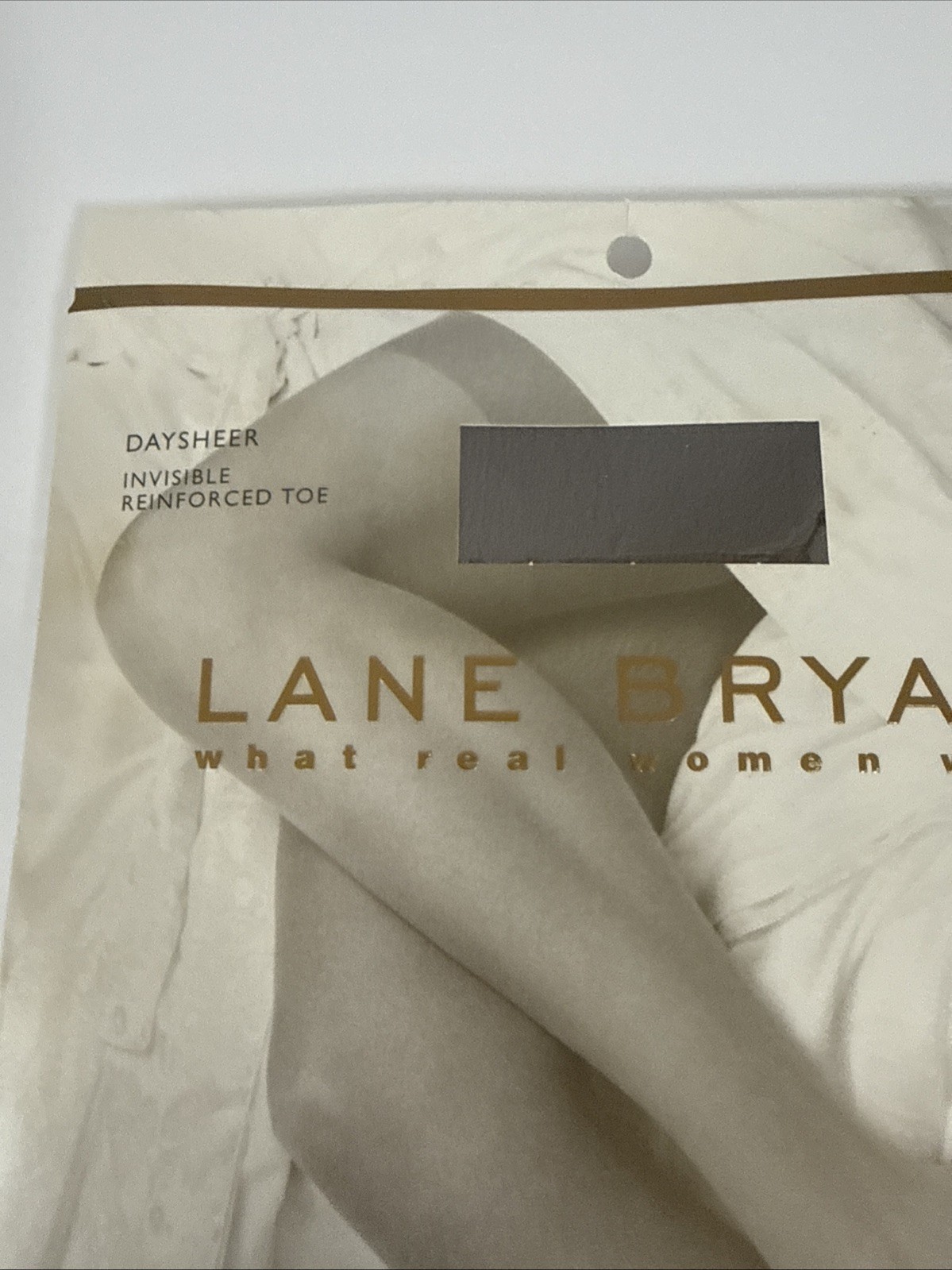 Lane Bryant Daysheer Control Top Taupe Invisible Reinforced Toe Size B Pantyhose