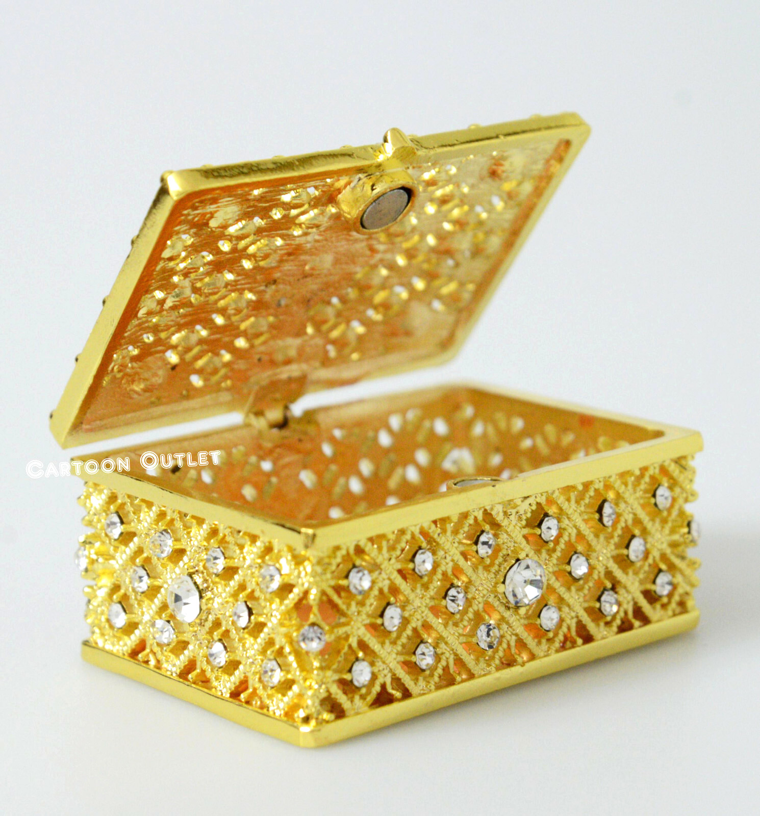 ARRAS DE BODA GOLD WEDDING CEREMONY UNITY 13 COIN SET CHEST BRIDAL Rhinestones