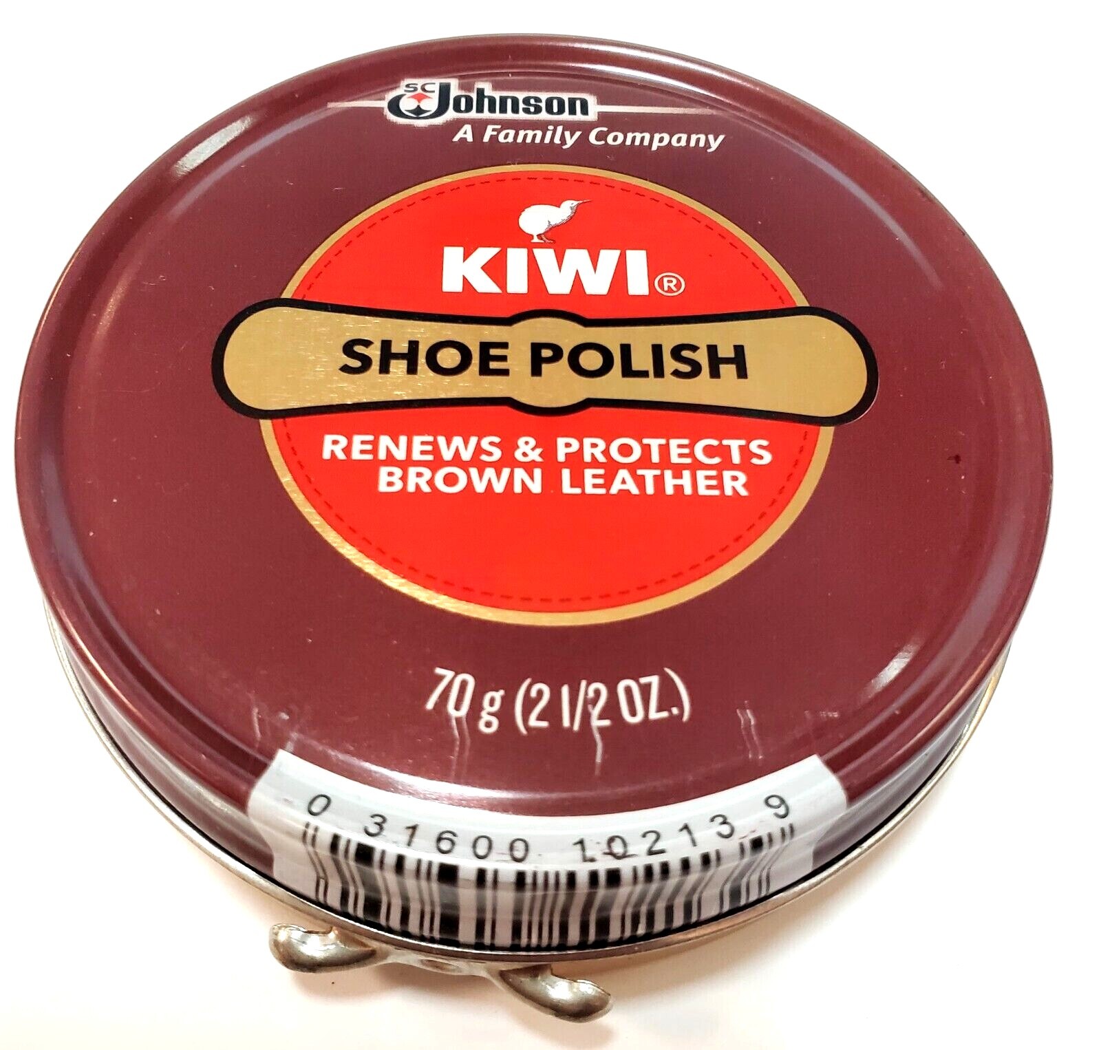 Kiwi Premium Wax Paste Leather Shoe Polish Large 2.5 oz / Small 1.125
