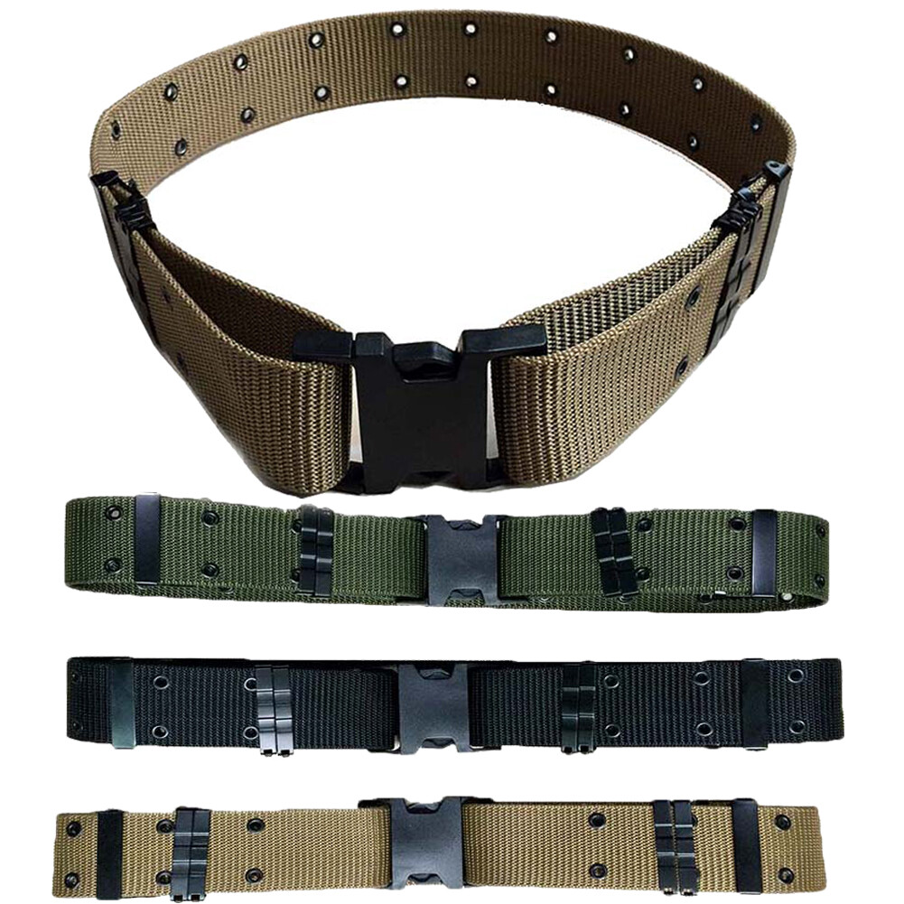 Men’s Heavy-Duty Tactical Nylon Belt – Police Security & Work Utility Gear Belt