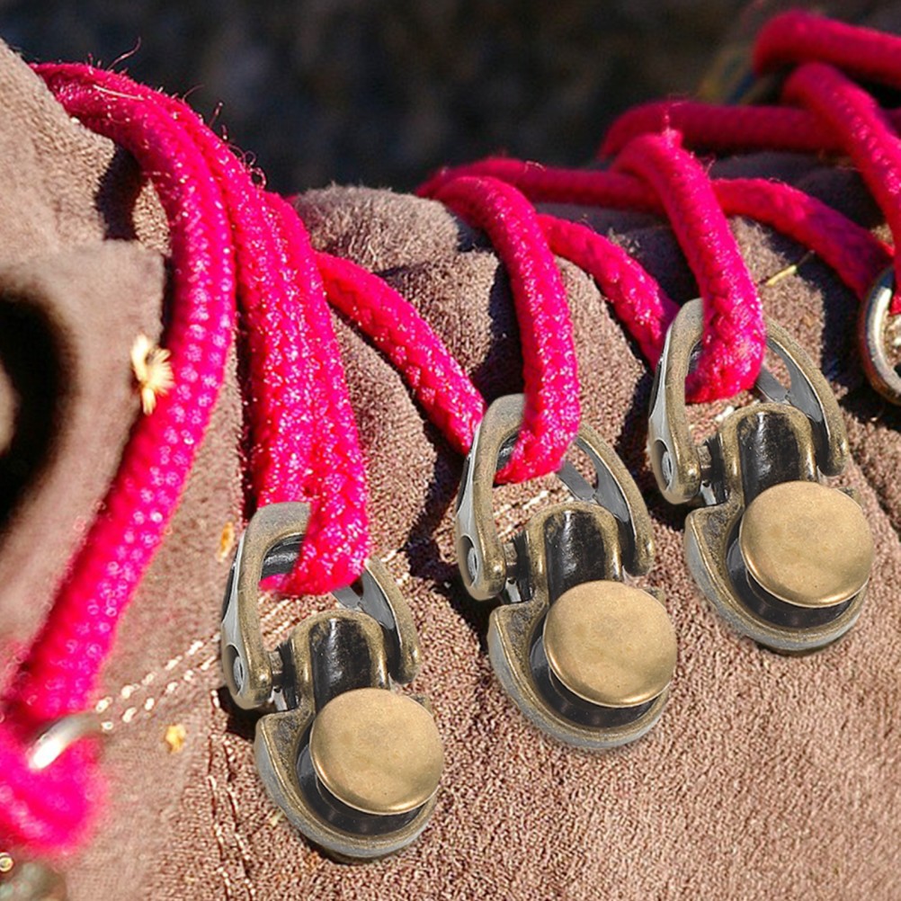 20 Pcs Boot Shoe Lace Hook Boots Buckles Eyelets Hooks DIY Repair Kit