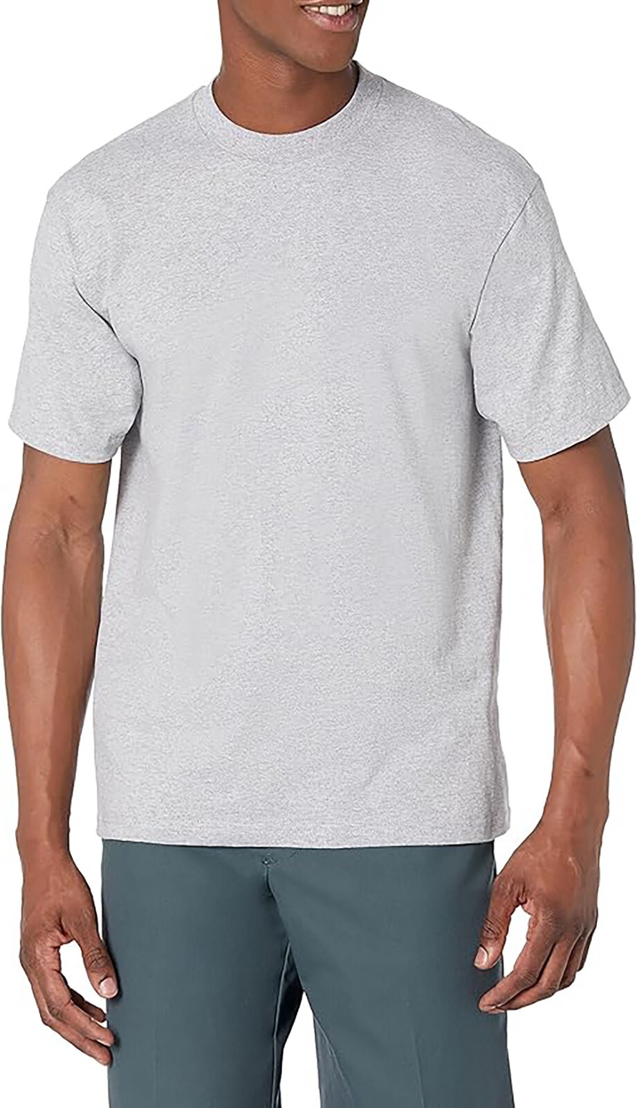 Pro Club Men’s 6-Pack Heavyweight Cotton Short Sleeve Crew Neck T-Shirt