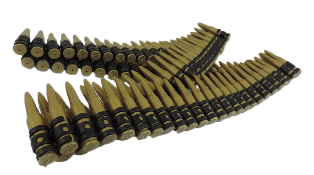 Plastic Toy Fake Ammo Bullet Belt Bandolier Military Army Soldier Costume Prop