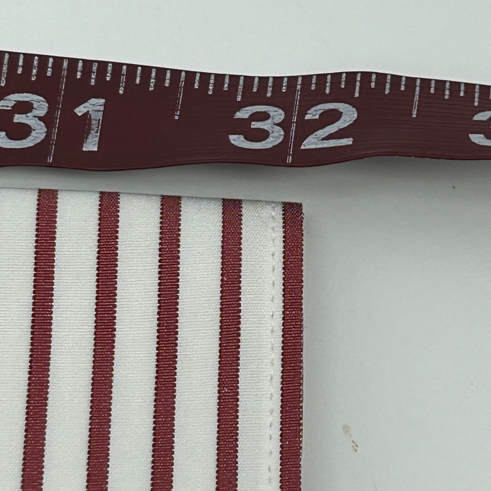 Cordone Fatto A Mano Italy Dress Shirt Men’s Size 18/45 Red White Stripes