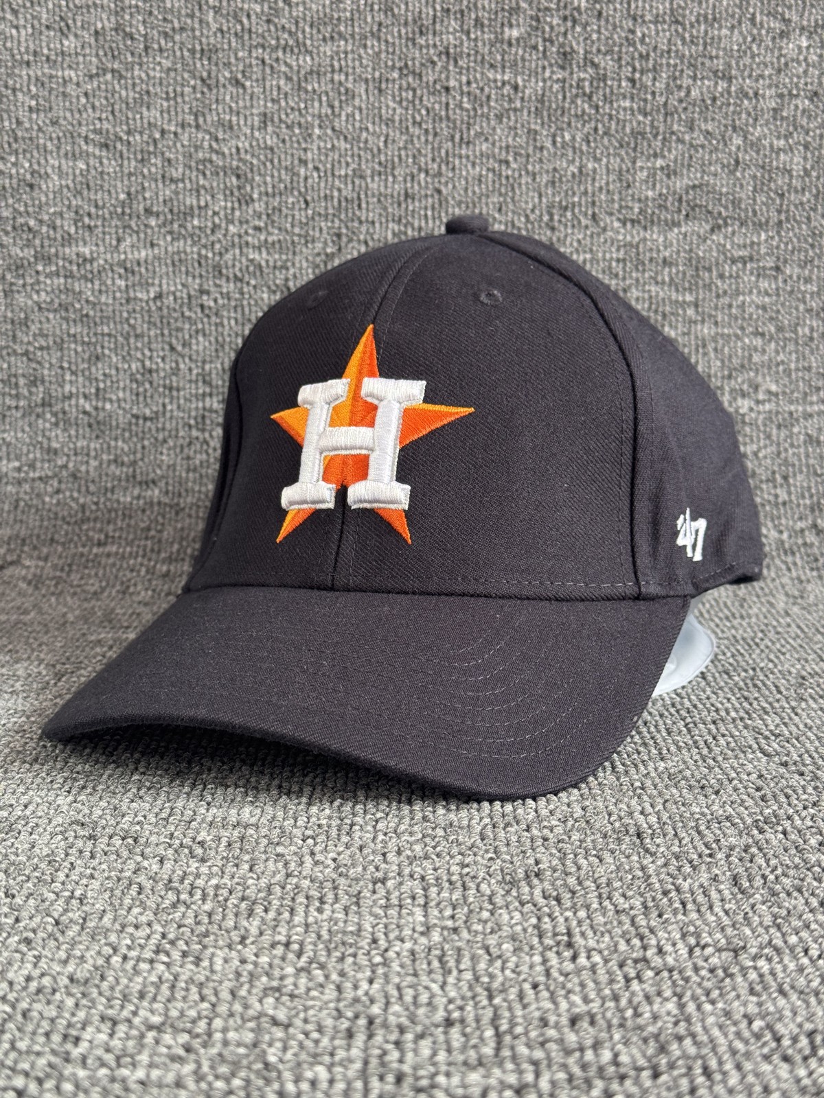 47 Brand Houston Astros MVP Baseball Cap Snapback Charcoal Grey One Size