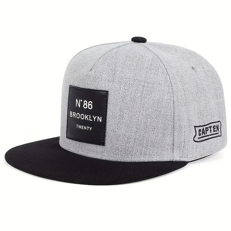 Brooklyn NYC Snapback Hat–Flat Brim Streetwear New York NY Cotton Baseball Cap