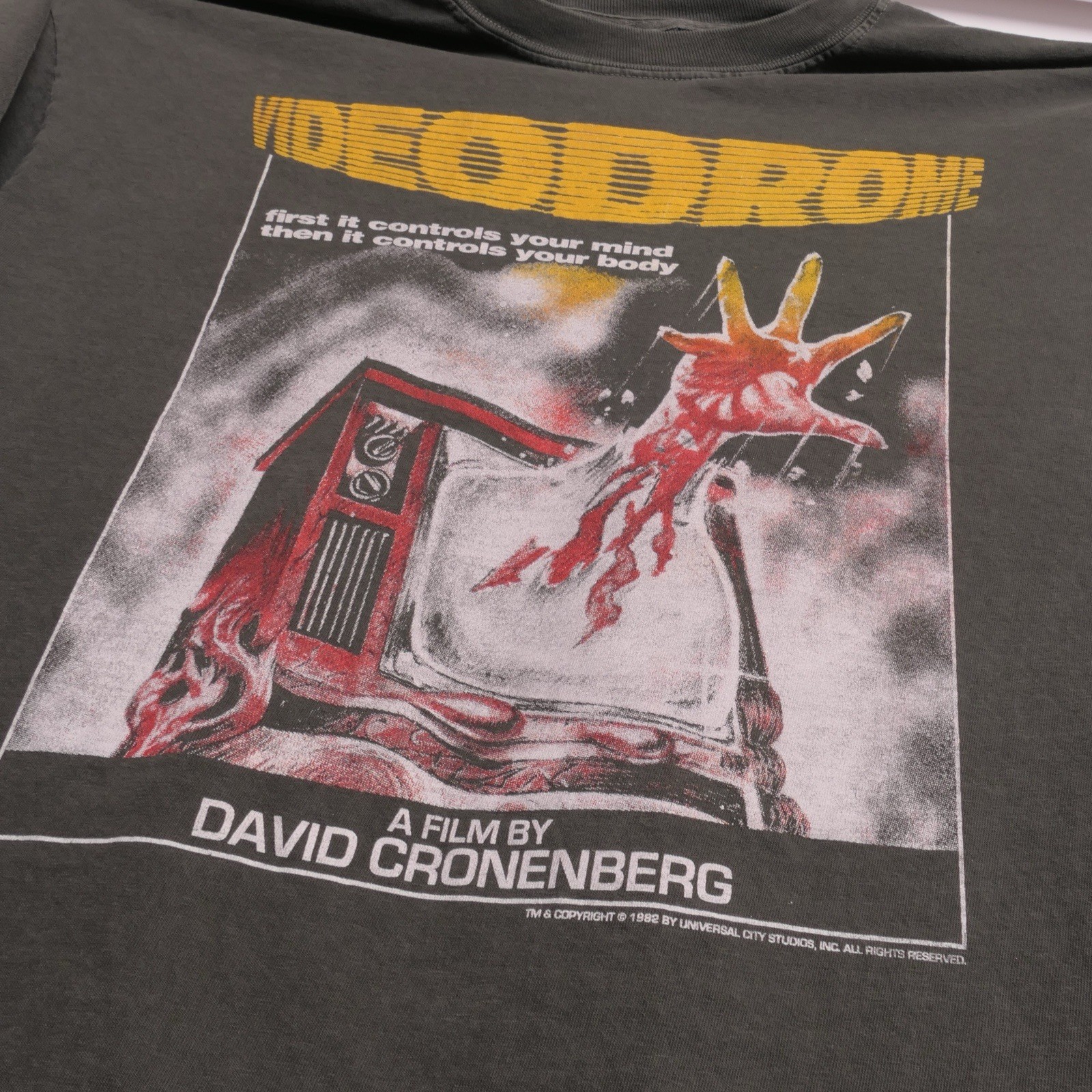 Videodrome Movie Tee David Cronenberg 1980s Body Horror Film Debbie Harry XL