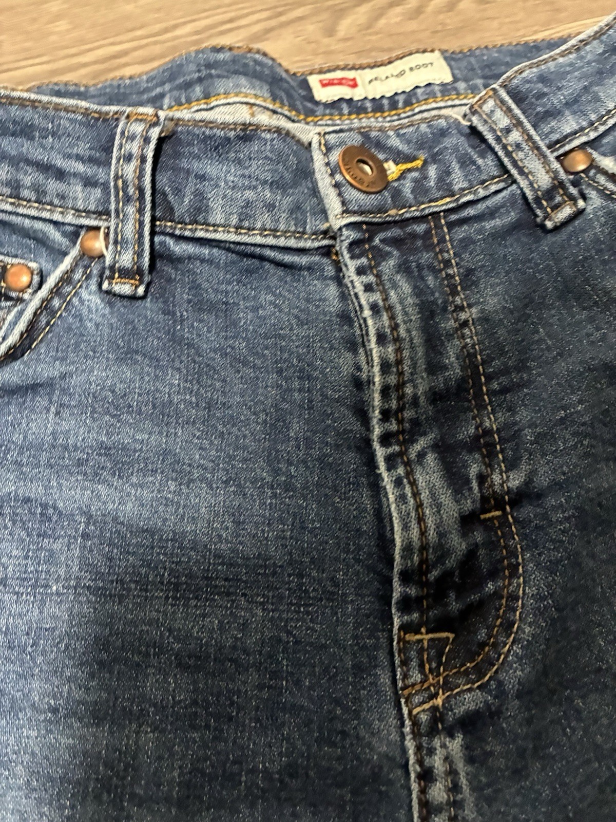Wrangler Relaxed Boot Jeans Men’s 32×30 Blue Medium Wash Bootcut Relaxed Fit