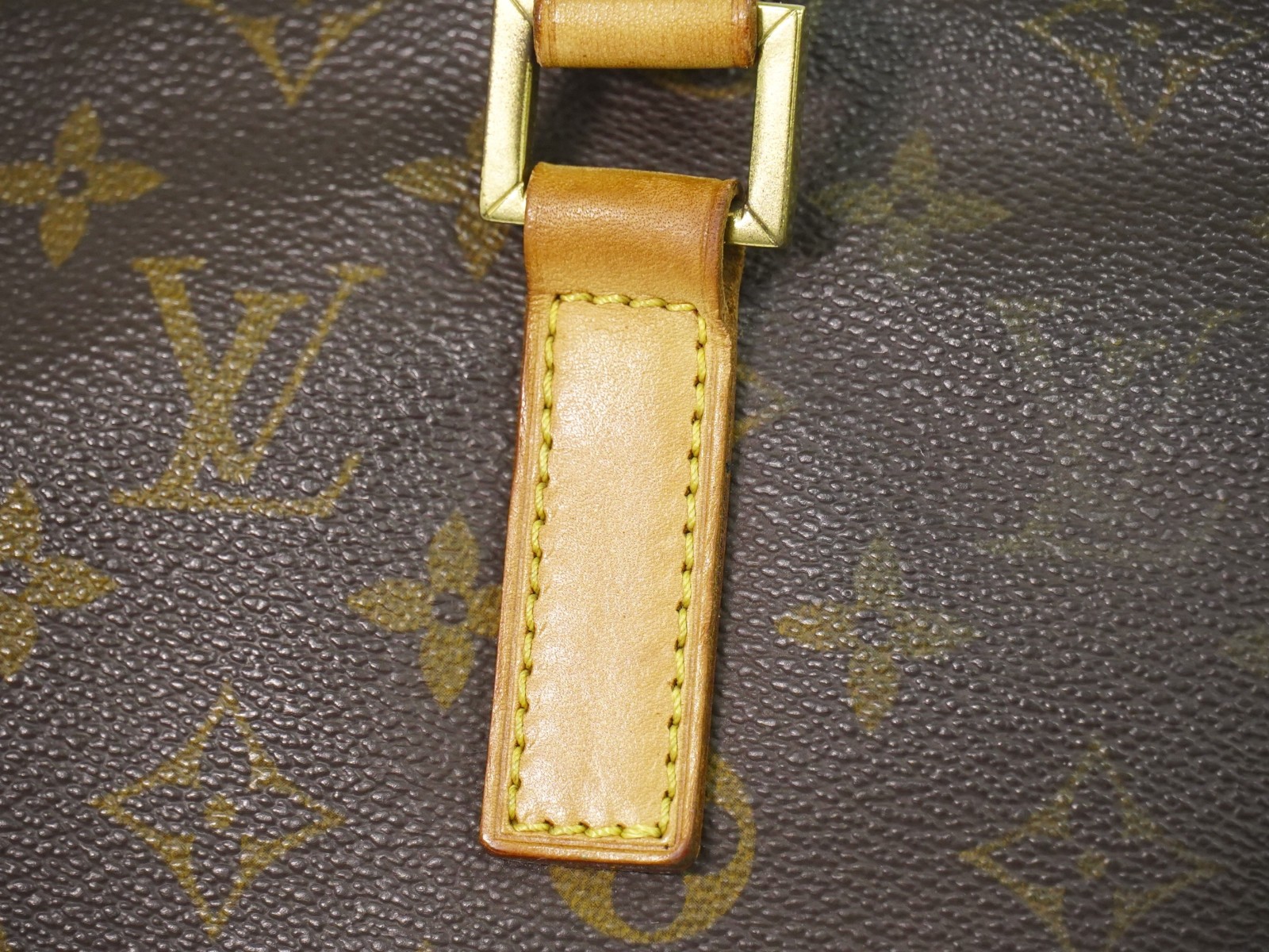 Louis Vuitton Cabas Mezzo M51151 Monogram Canvas Shoulder Tote Bag Brown