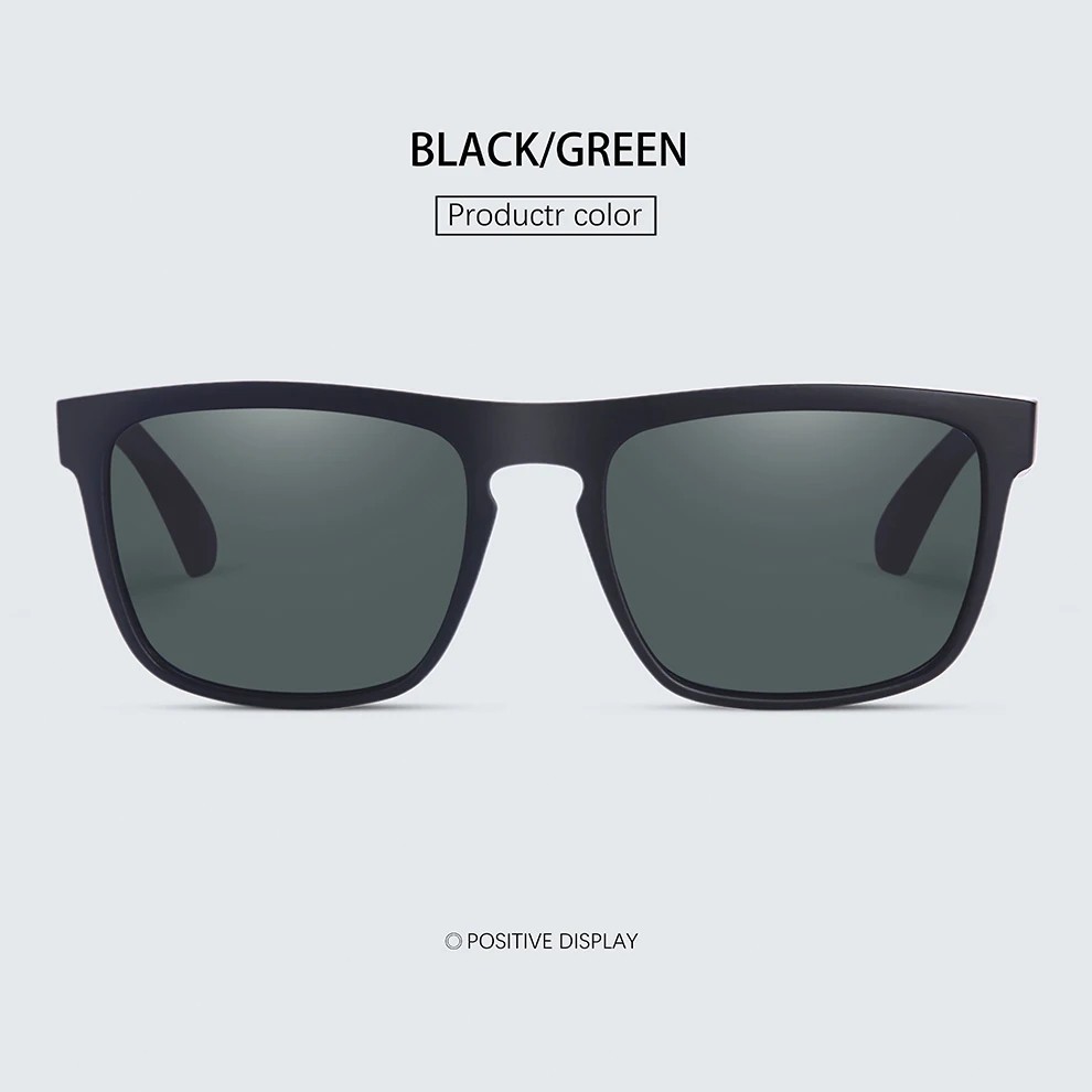 Fashion Square Vintage Polarized Sunglasses Men Women Retro Driving Fishing Sun