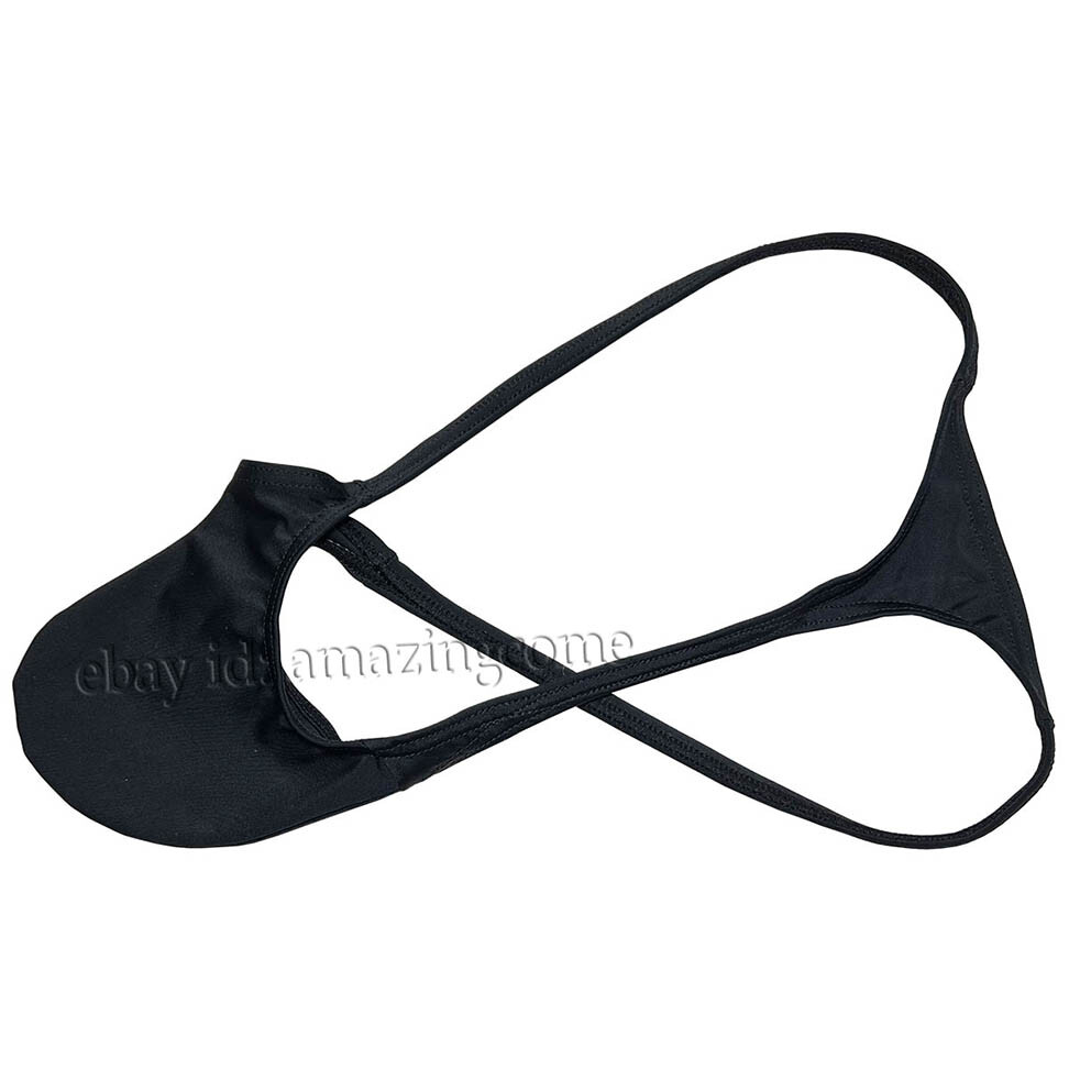 Men’s Spandex Micro Thong Underwear Contour Pouch G-string Tangas Bikini T-back