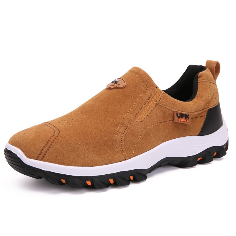 Men’s Slip On Athletic Shoes, Outdoor Hiking Sneakers, Casual Walking Footwear