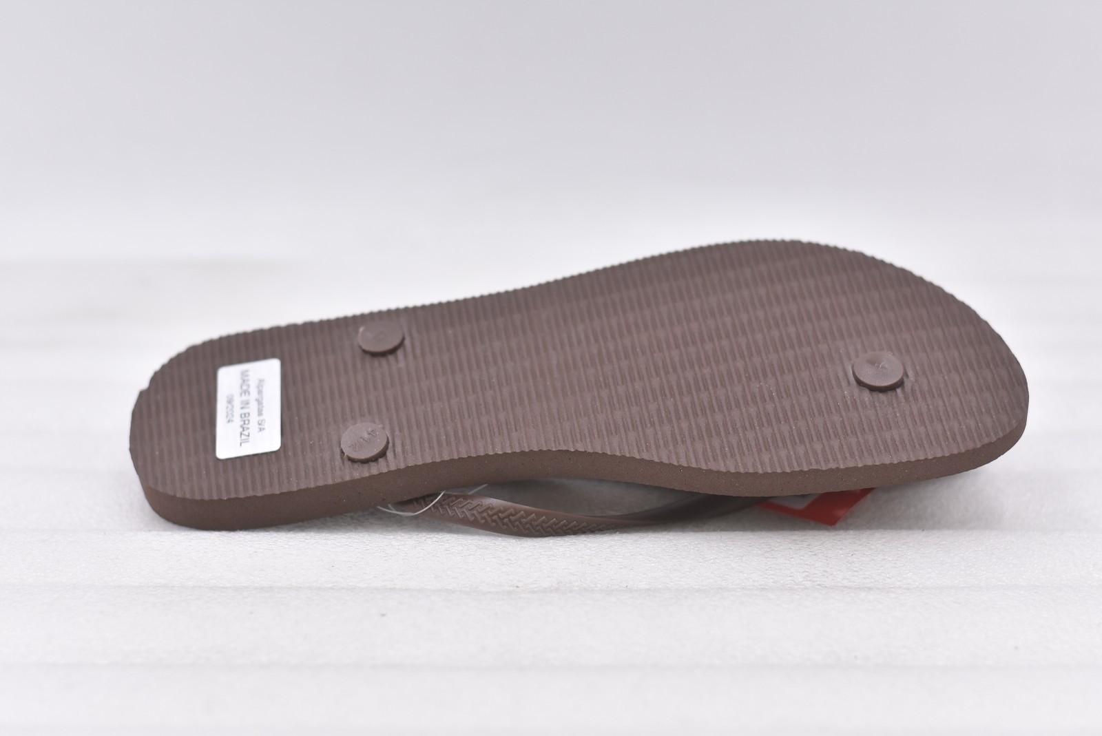 Womens Havaianas Slim Flip-Flop Sandals – Dark Brown Size 11/12W (EU 41-42W)