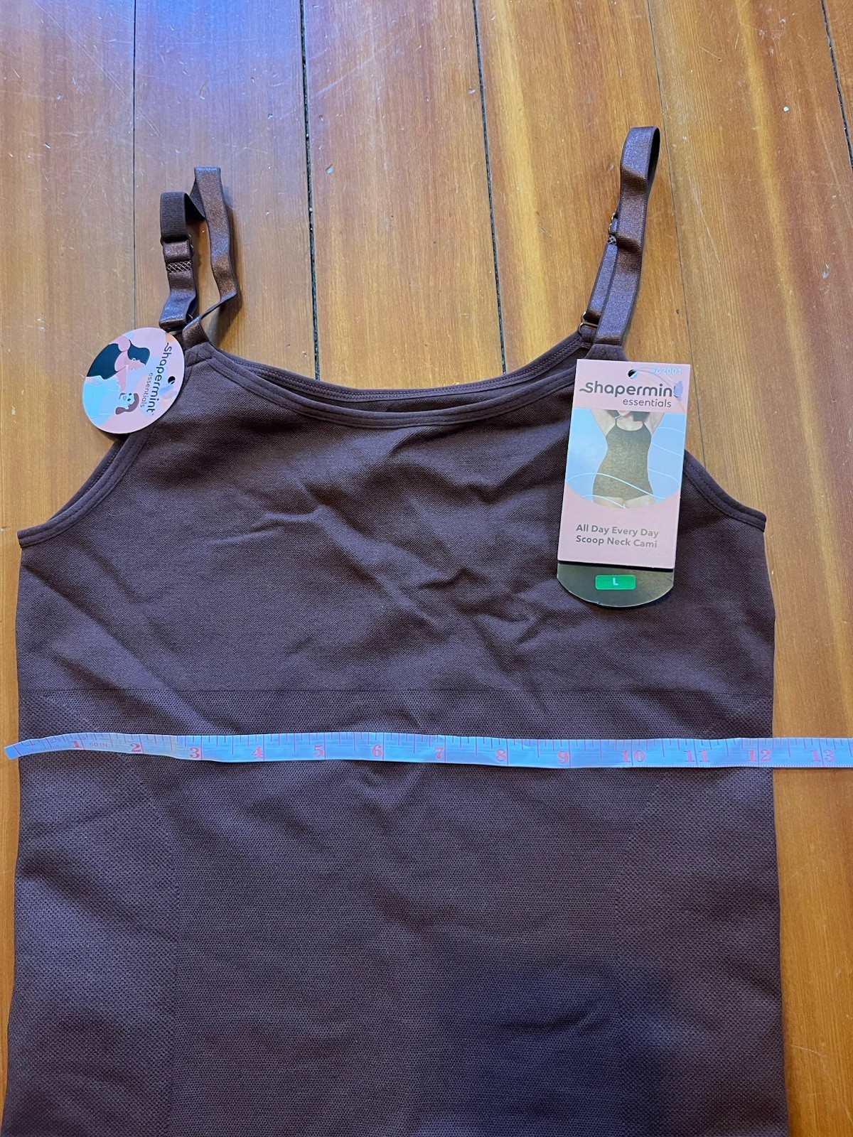 Shapermint Cami Shape Wear Size L Brown