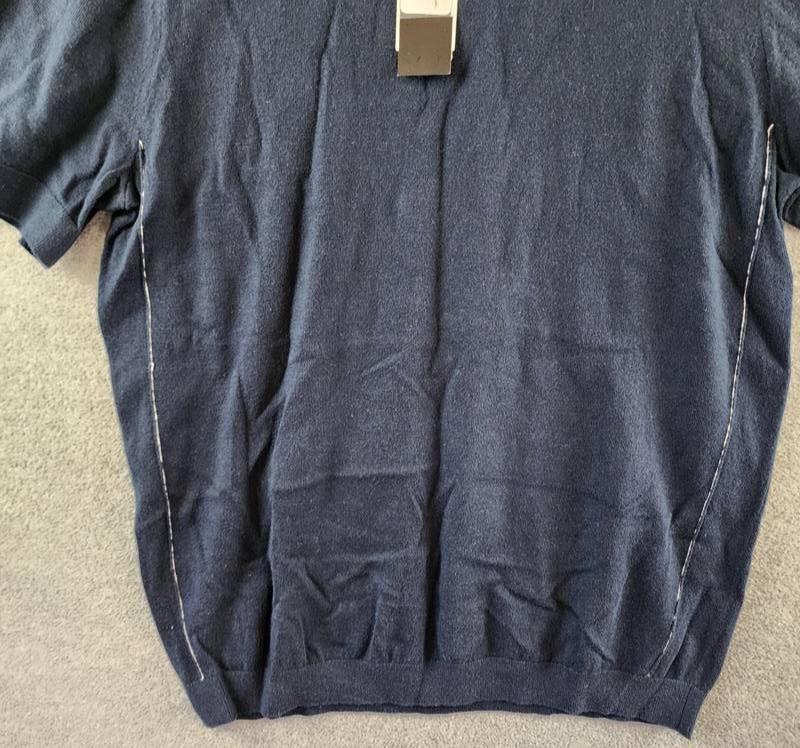 The Men’s Store at Bloomingdale’s Cashmere Blend Sweater Tee M True Navy S/S