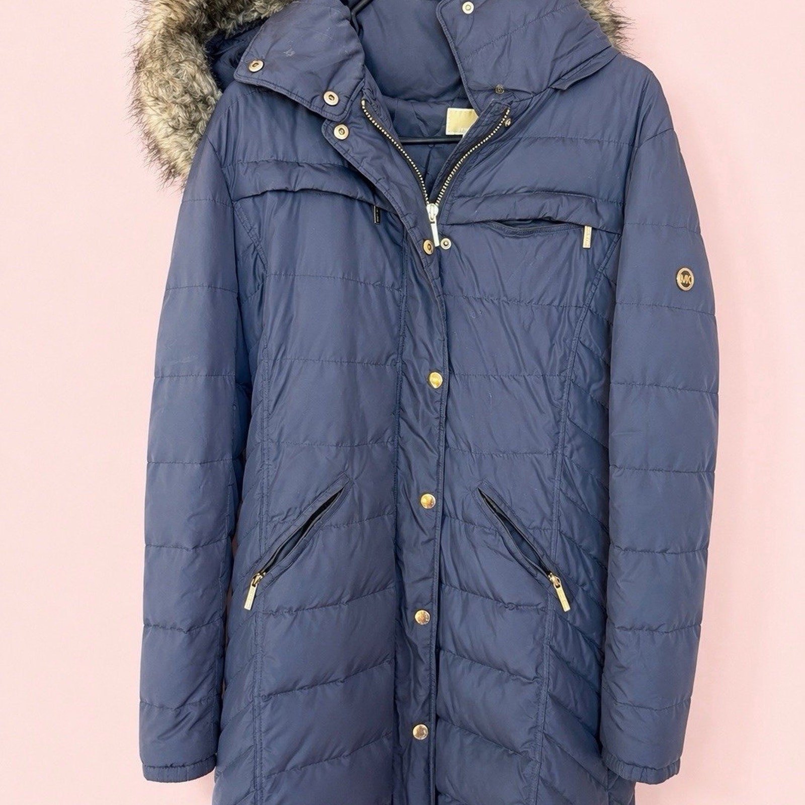 Michael Kors Fur Long Parka *Medium*