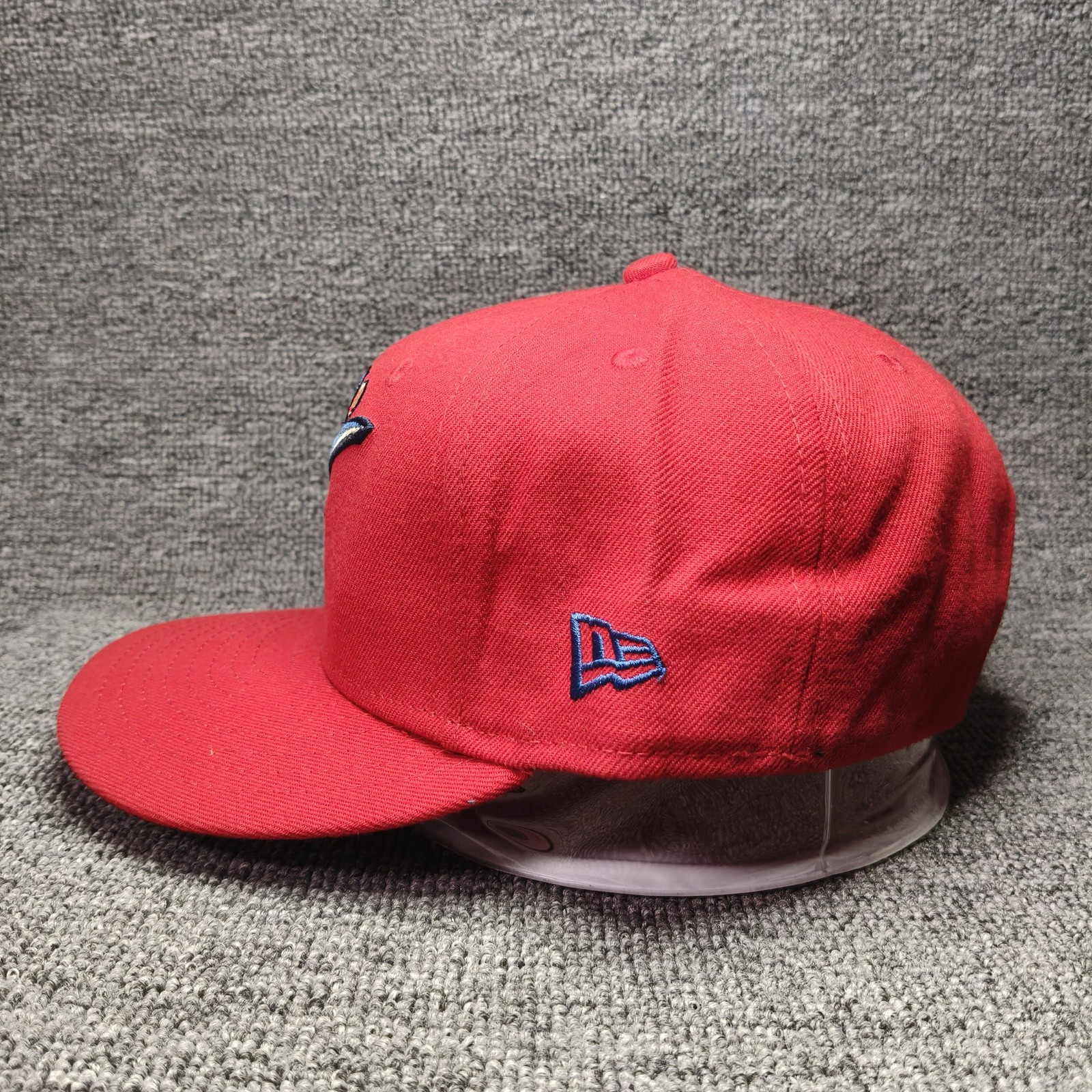 New Era Wilmington Sharks 59FIFTY Fitted Red Flat Brim Hat 7 1 4