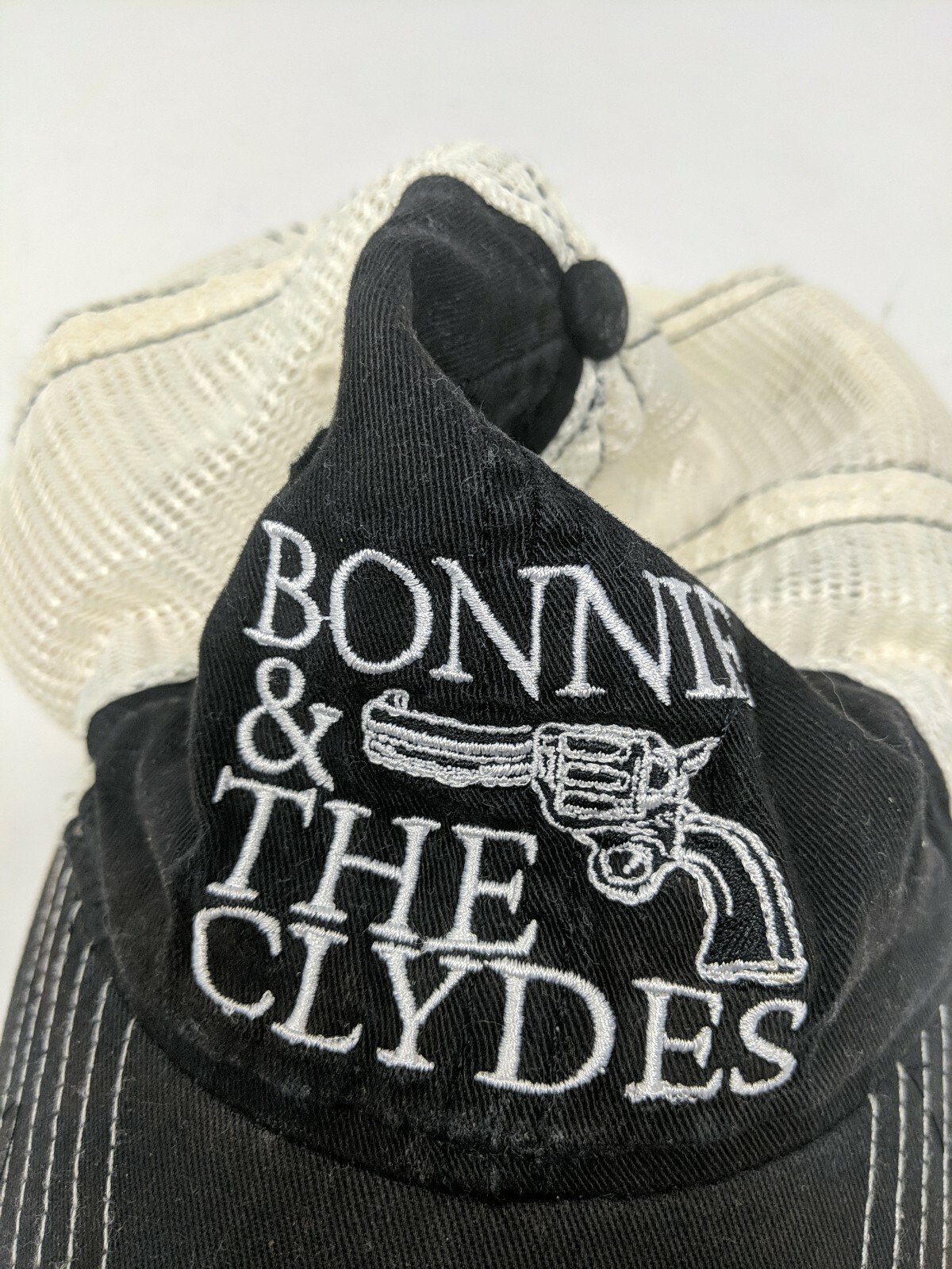 Bonnie & The Clydes Band Trucker Embroidered One Size Fits Most Hat