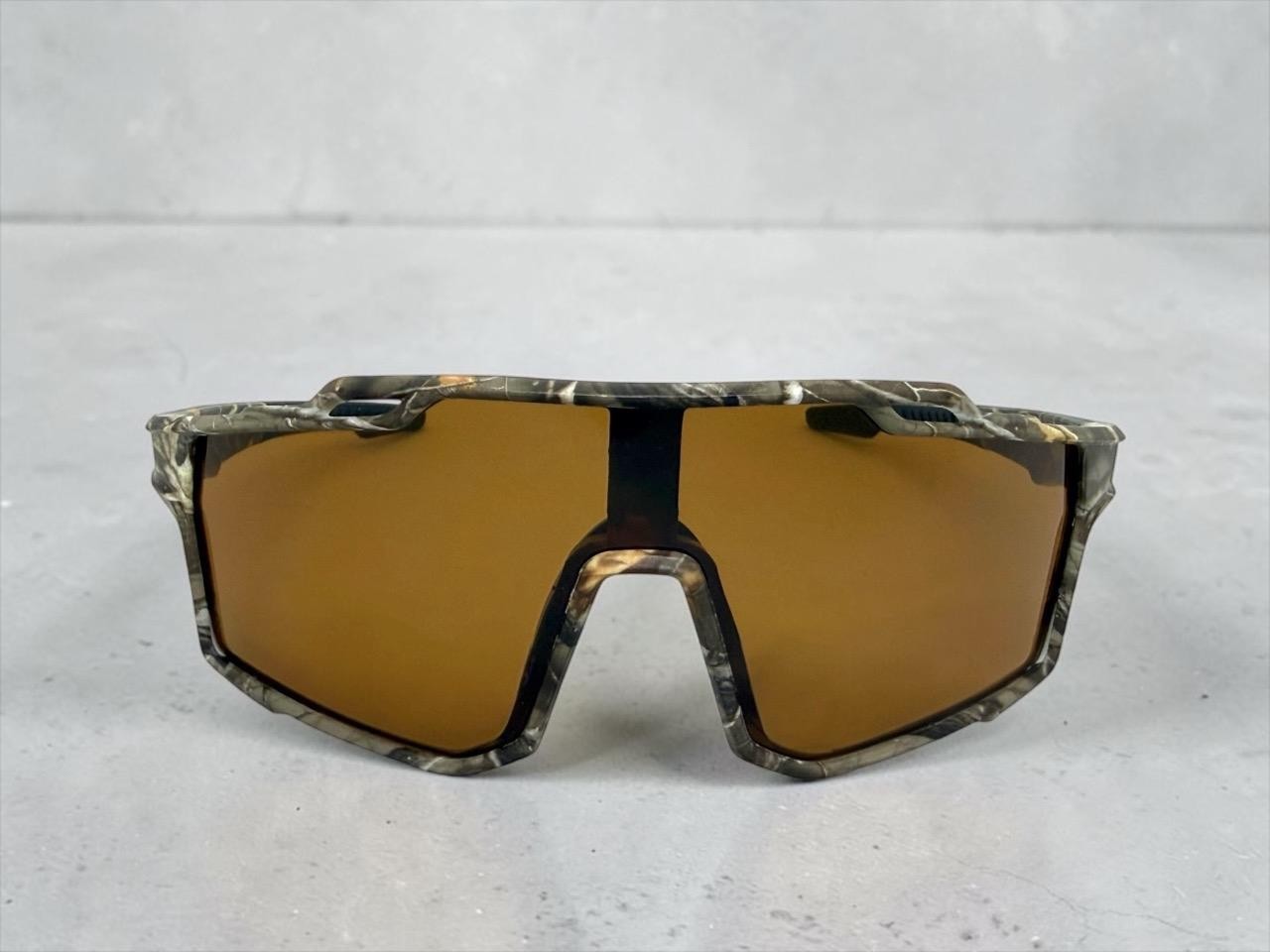 Sporty Military Tactical Fishing Hunting Wrap SUN GLASSES Large Camouflage Frame
