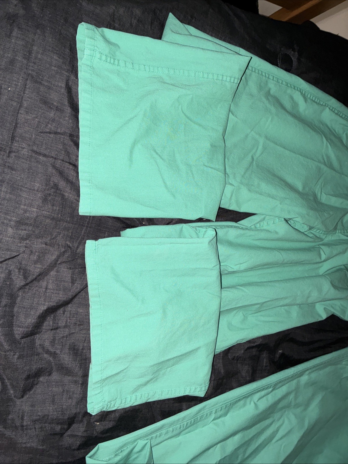 Lot of 2 Medline M500 NT JM-CM Scrub Pants Medium Green Unisex Straight Leg