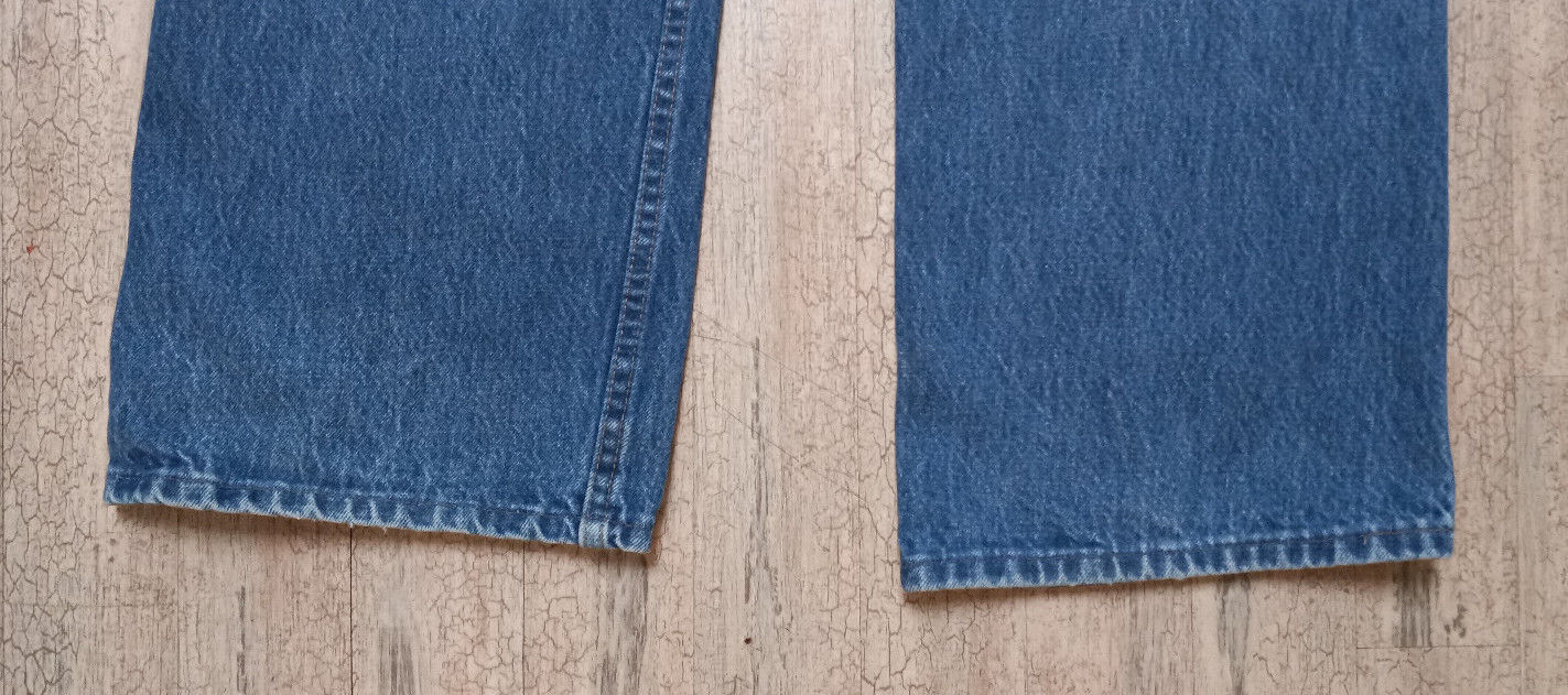 Vintage Tour De France 42 x 33 Denim Jeans Medium Wash Blue Zipper 80s 90s