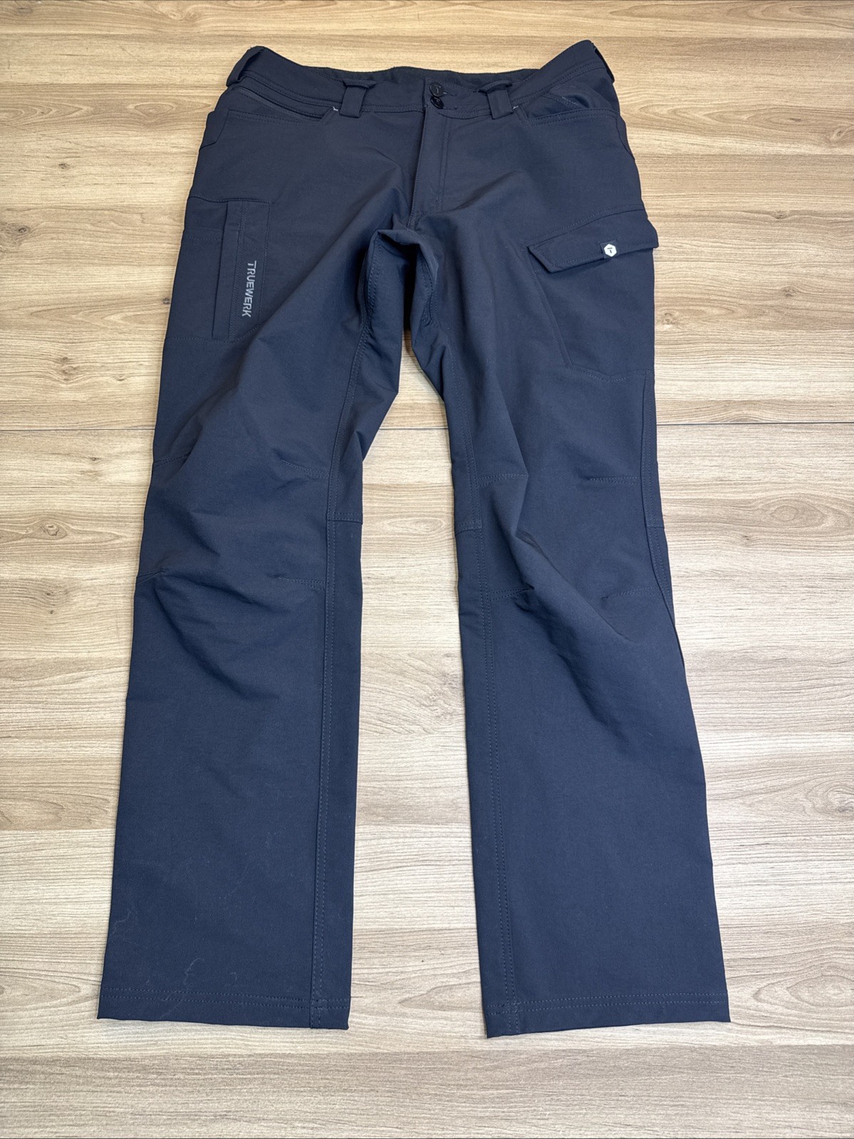 Truewerk T2 Cargo Utility Black 34×32 Tech Workwear Pants Gorpcore Mens EUC