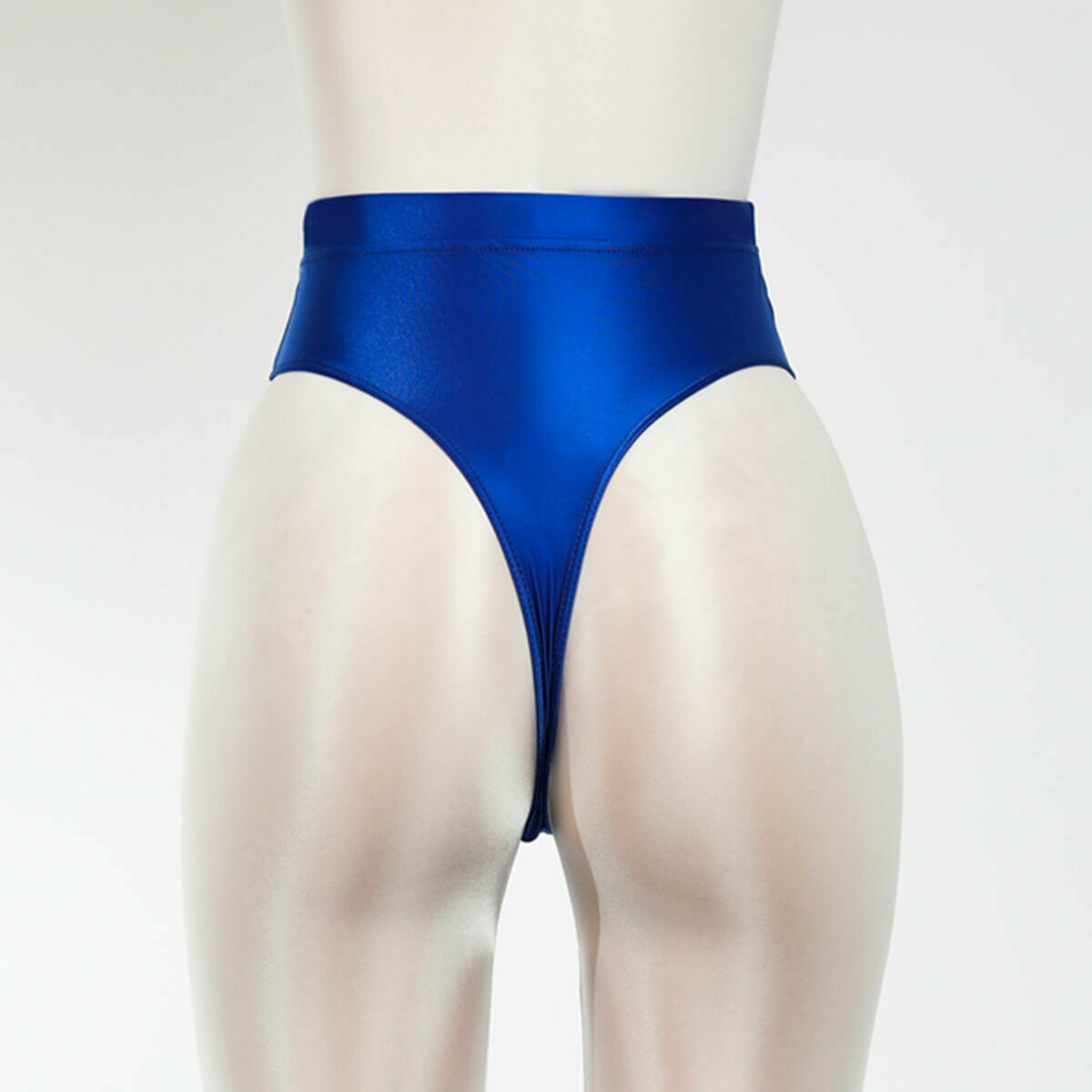 Womens Silky Satin Shiny Thong Briefs Panties Lingerie Underwear T-Back Knickers