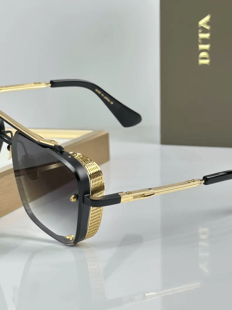 DITA MACH SIX LIMITED EDITION DTS121 Men’s Aviator Sunglasses 62 12-130