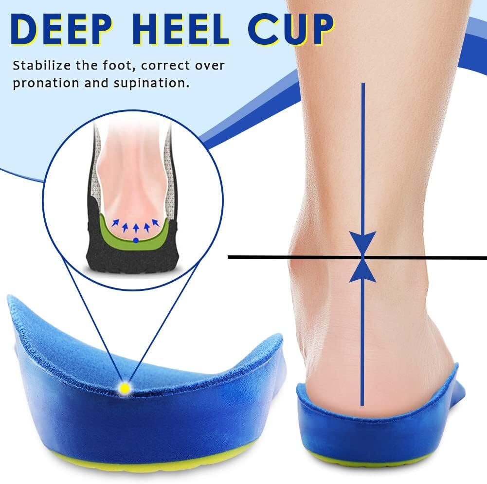 Kids Children Orthotics Insoles Correction foot Care Kid Flat Foot Arch Support